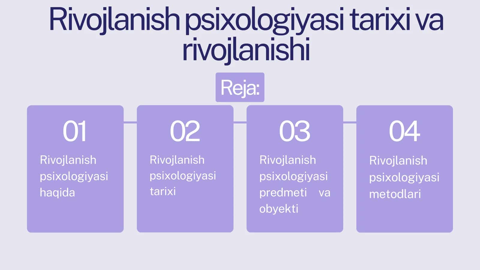 Rivojlanish psixologiyasi tarixi va rivojlanishi 2