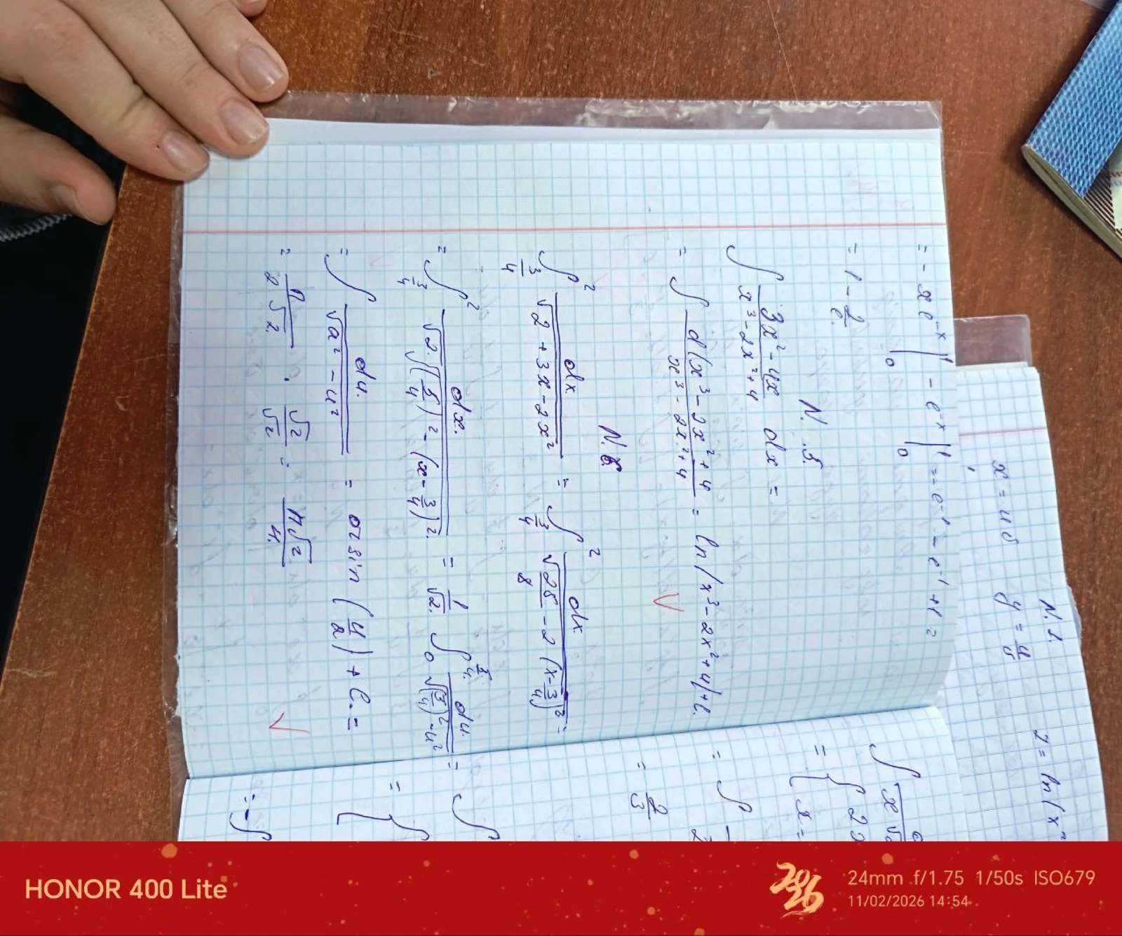 Aniqmas va aniq integral bo'yicha misollar 2