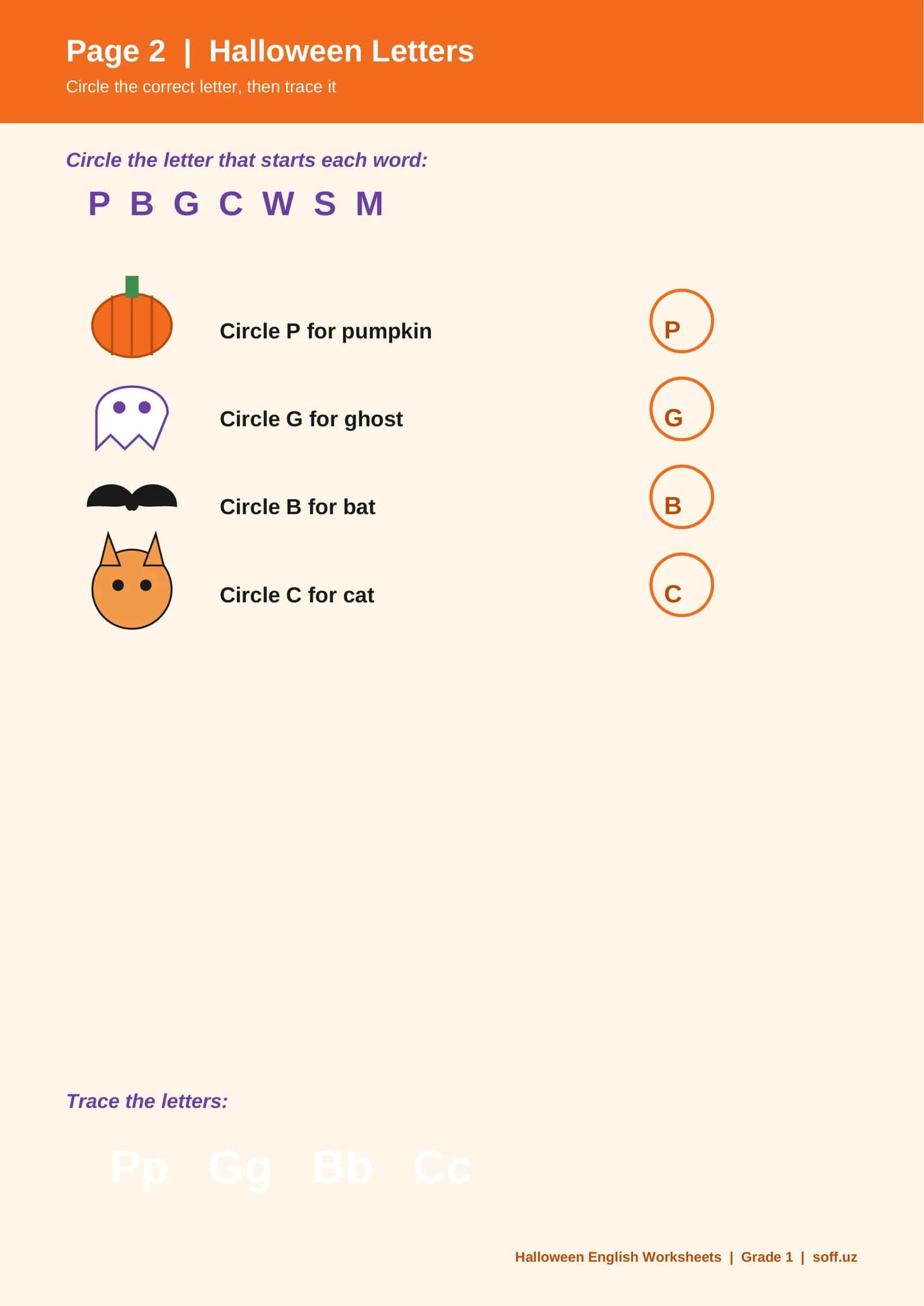 Halloween English Worksheets 2