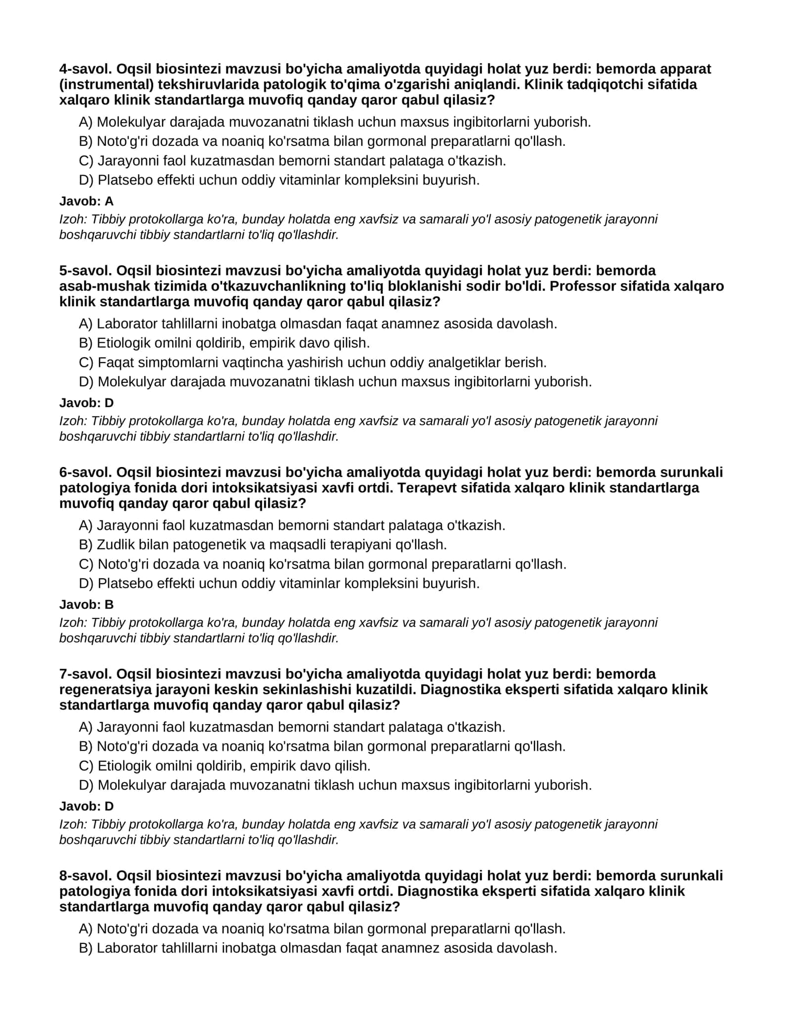 Oqsil biosintezi - 3-QISM 2