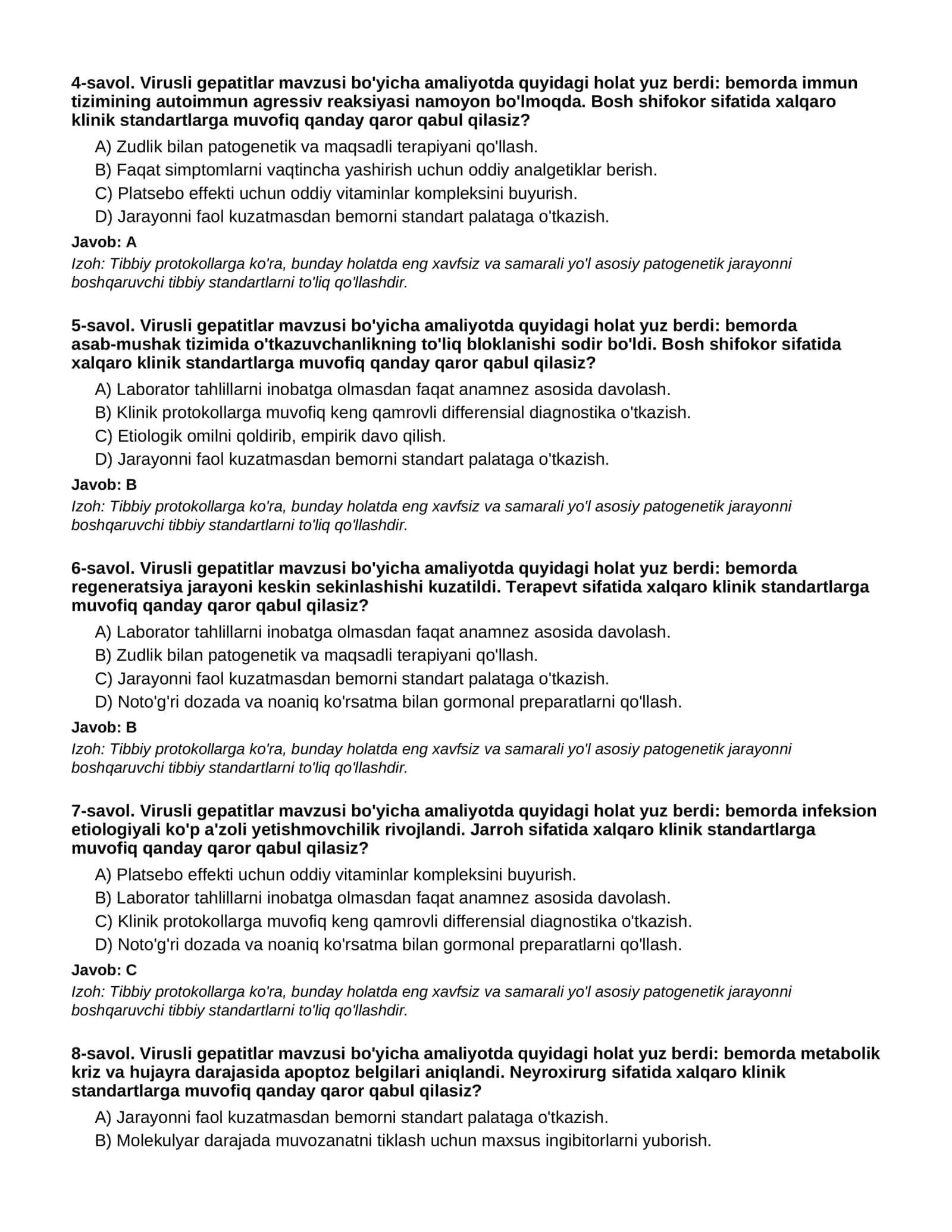 VIRUSLI GEPATITLAR - 2-QISM 2