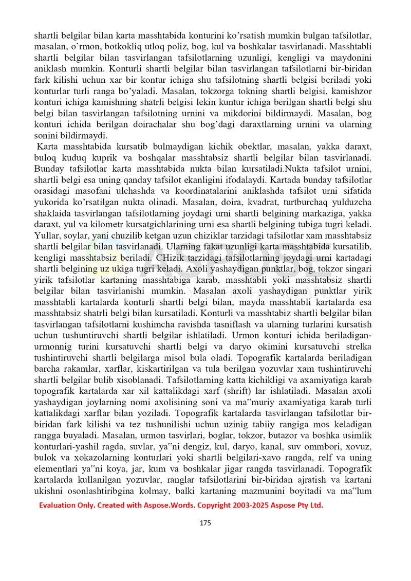 Topografik kartalar va masshtablar bo‘yicha amaliy mashg‘ulot 2