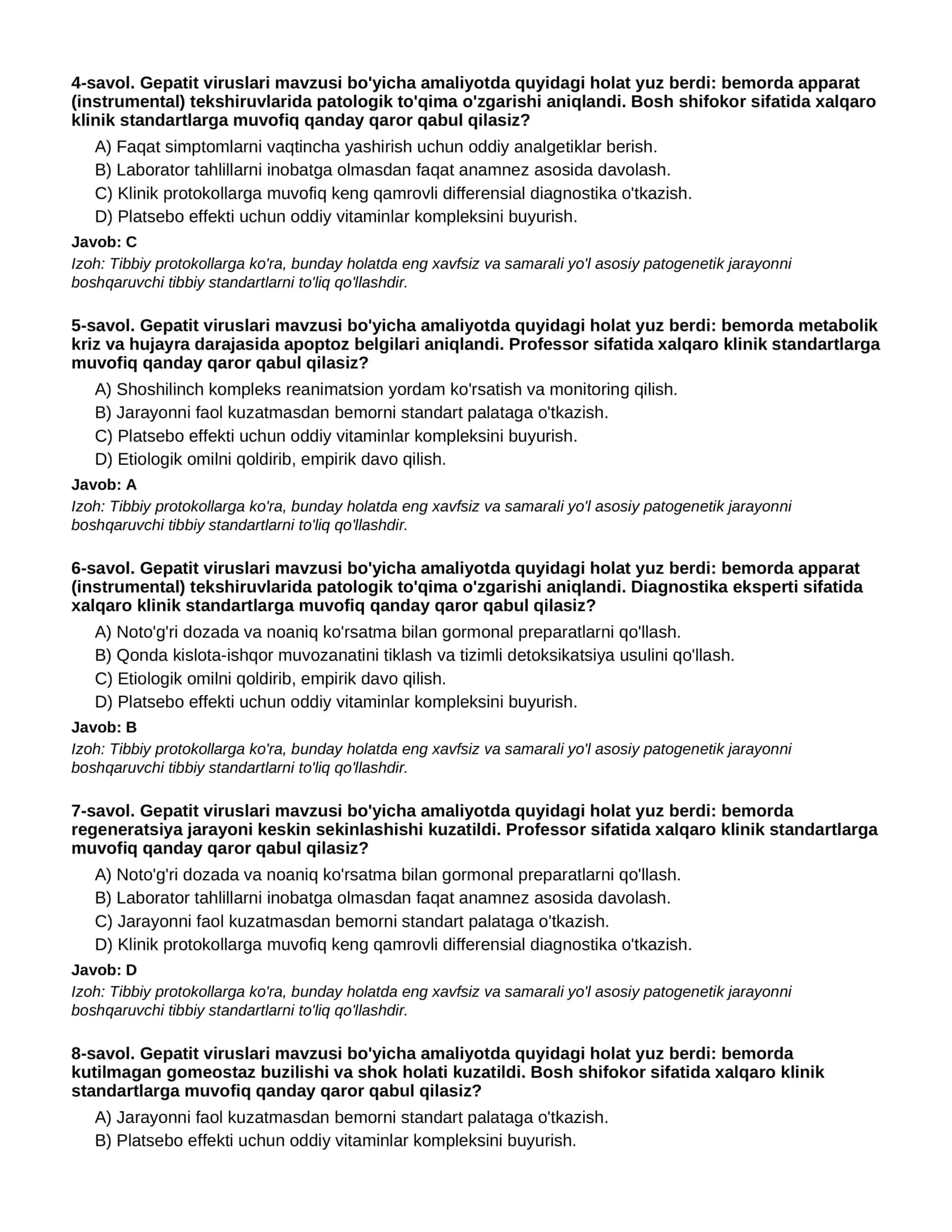GEPATIT VIRUSLARI - 2-QISM 2