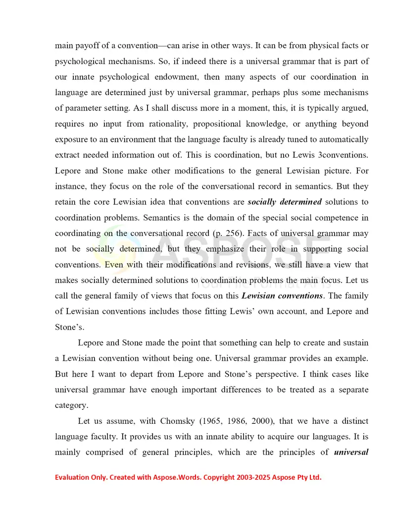 Language Structure and Conventions 2