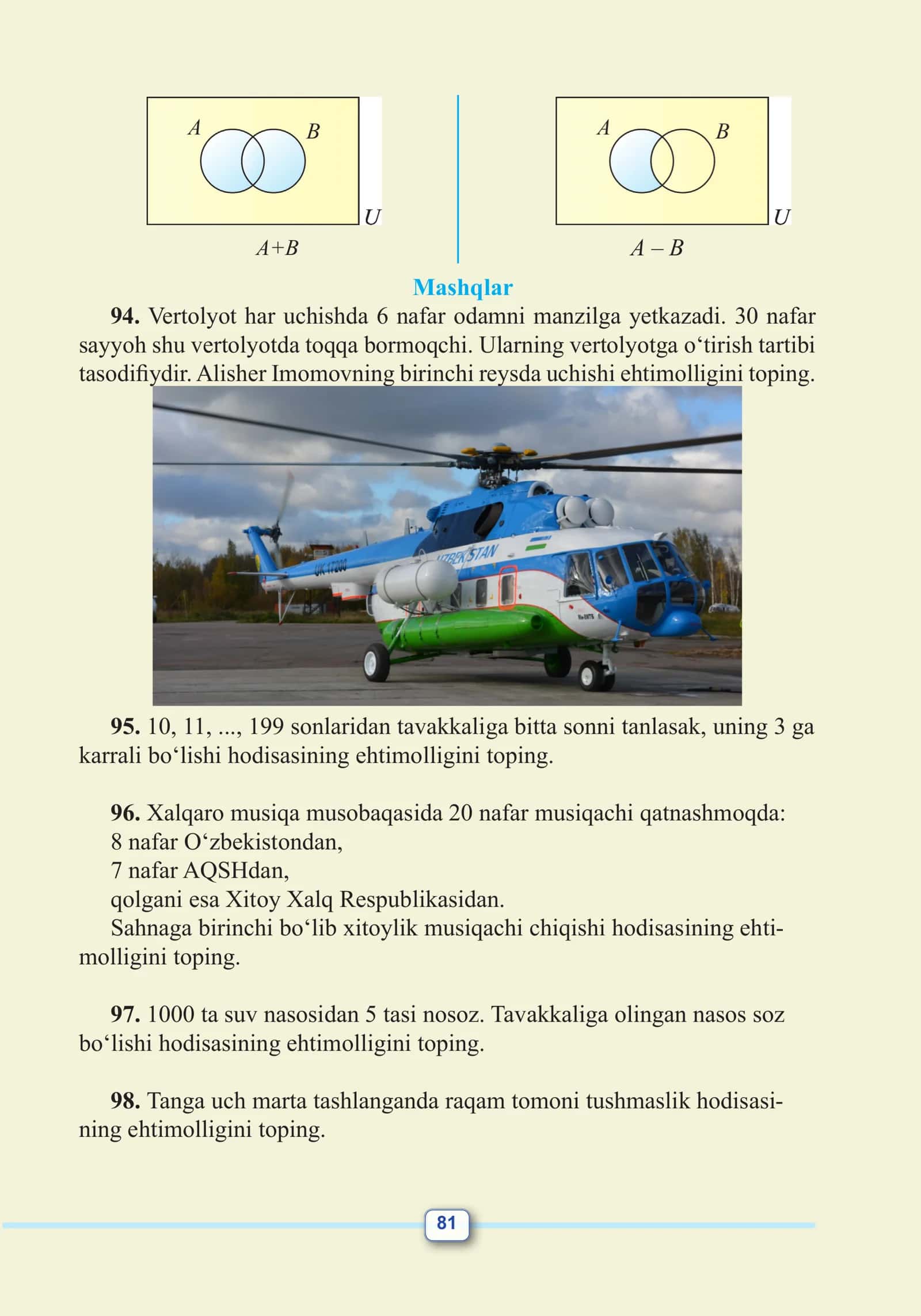 Kombinatorika Masalalari 2