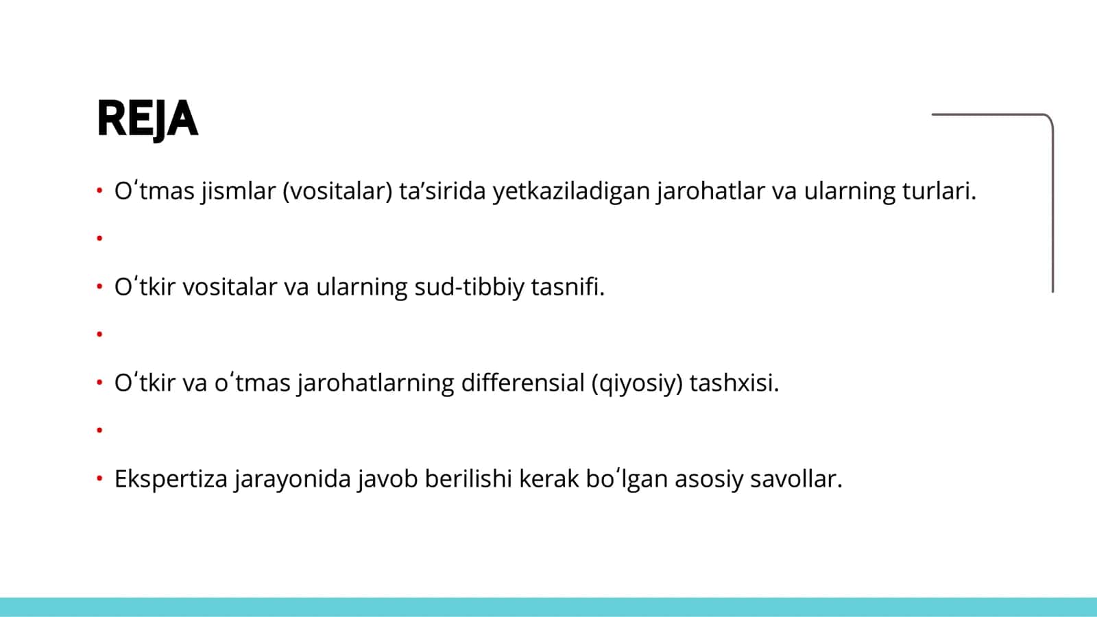 Sud tibbiyoti travmatologiyasi 2