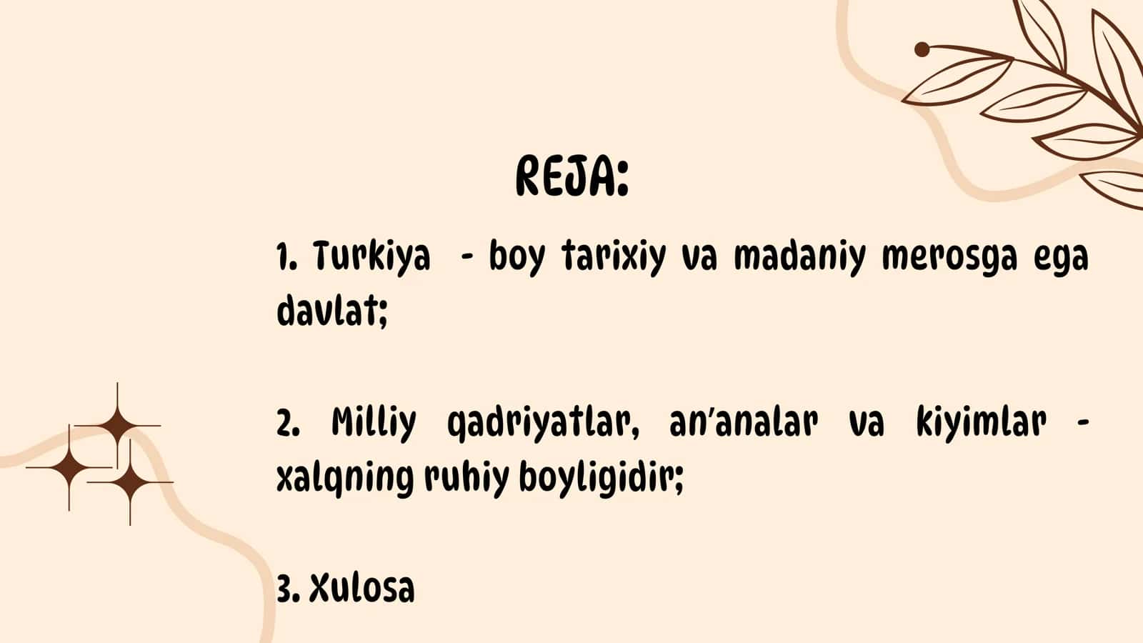 TURKIYA XALQINING MILLIY URF-ODATLARI, ANʼANALARI, BAYRAMLARI VA KIYIMKECHAKLARI 2