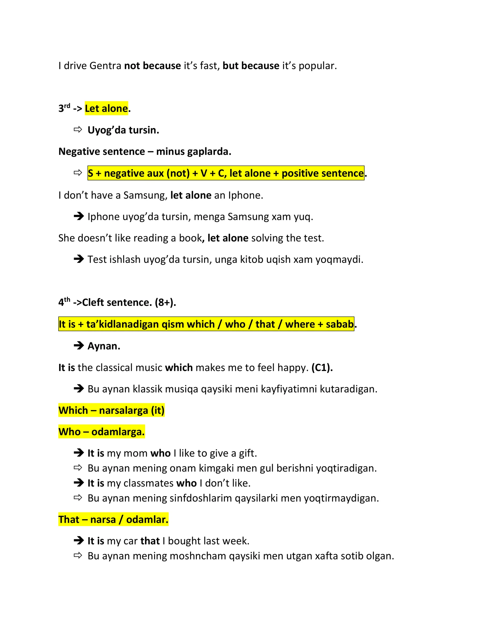 ADVANCED GRAMMAR STRUCTURES 2