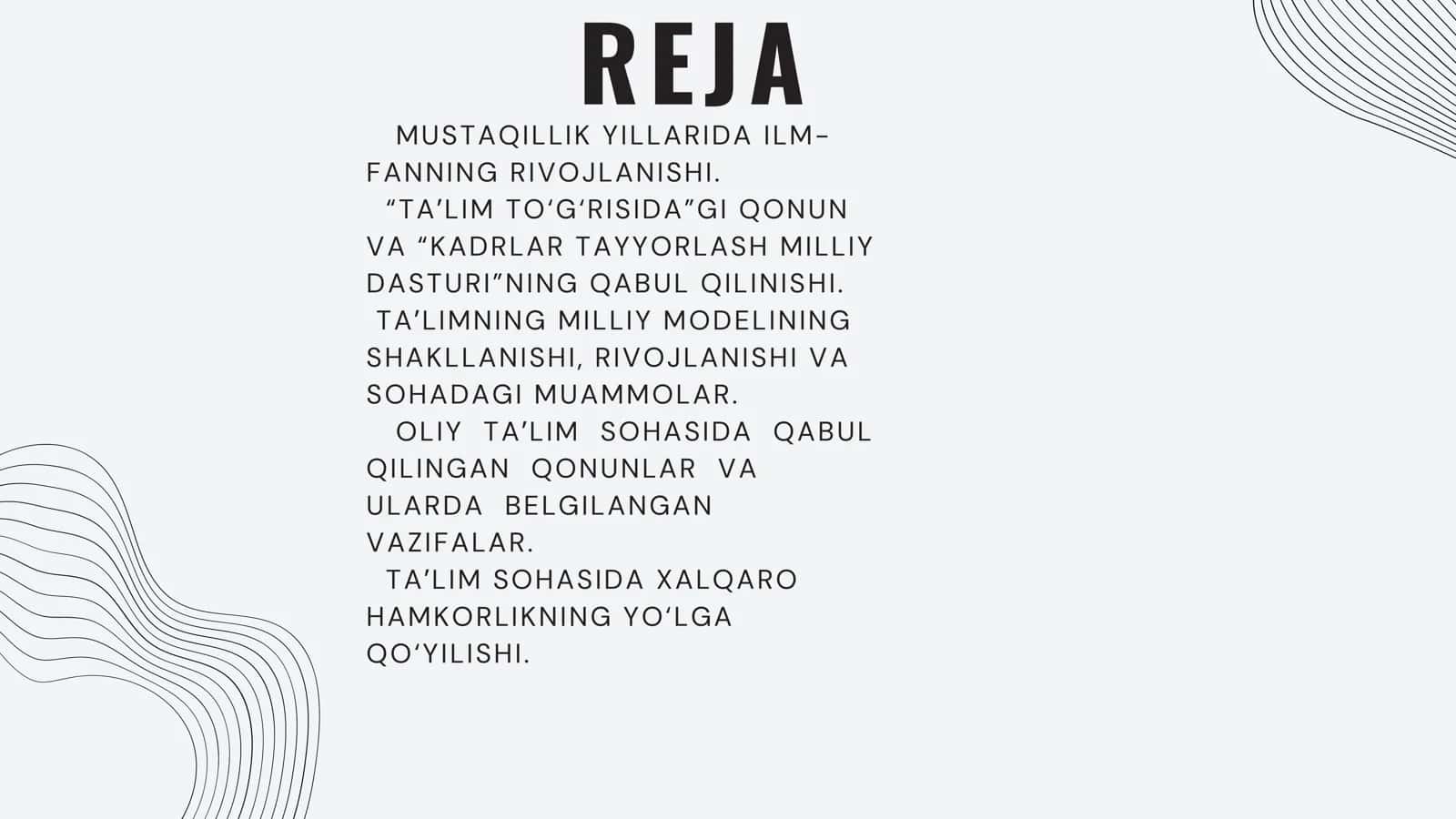 MUSTAQILLIK YILLARIDA ILM-FANNING RIVOJLANISHI 2