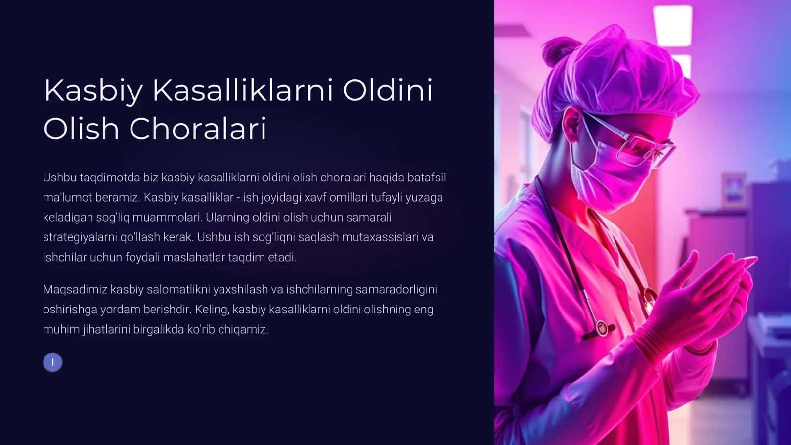 Kasbiy kasalliklarning oldini olish 2