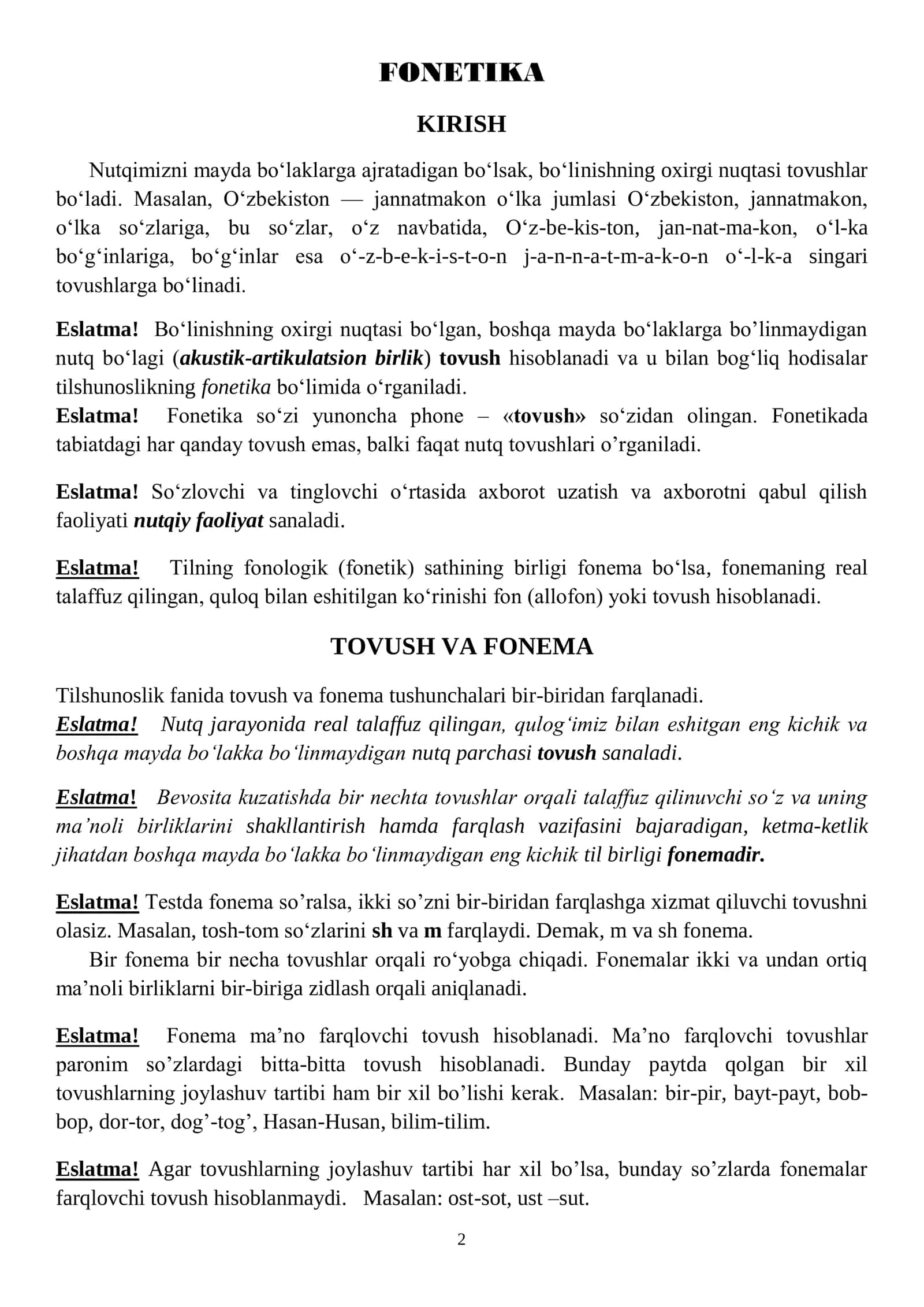 FONETIKA 2