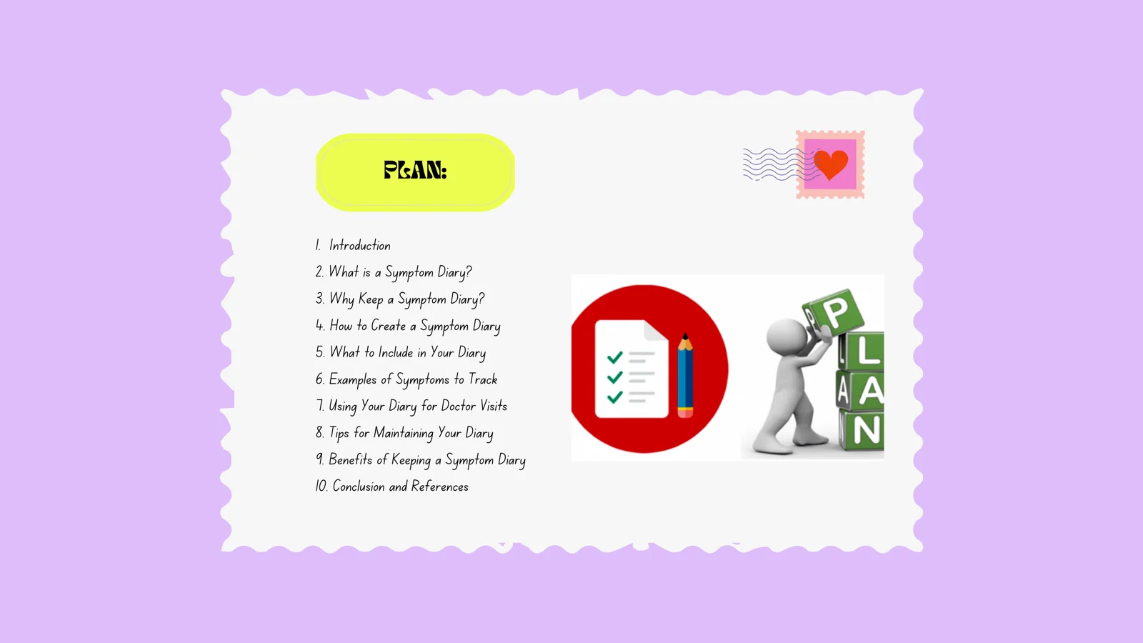 Symptom Diary Creation 2