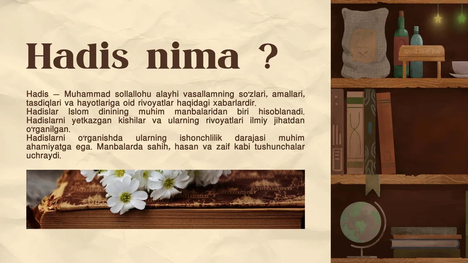 Hadis va Hikoya prezentatsiya 2
