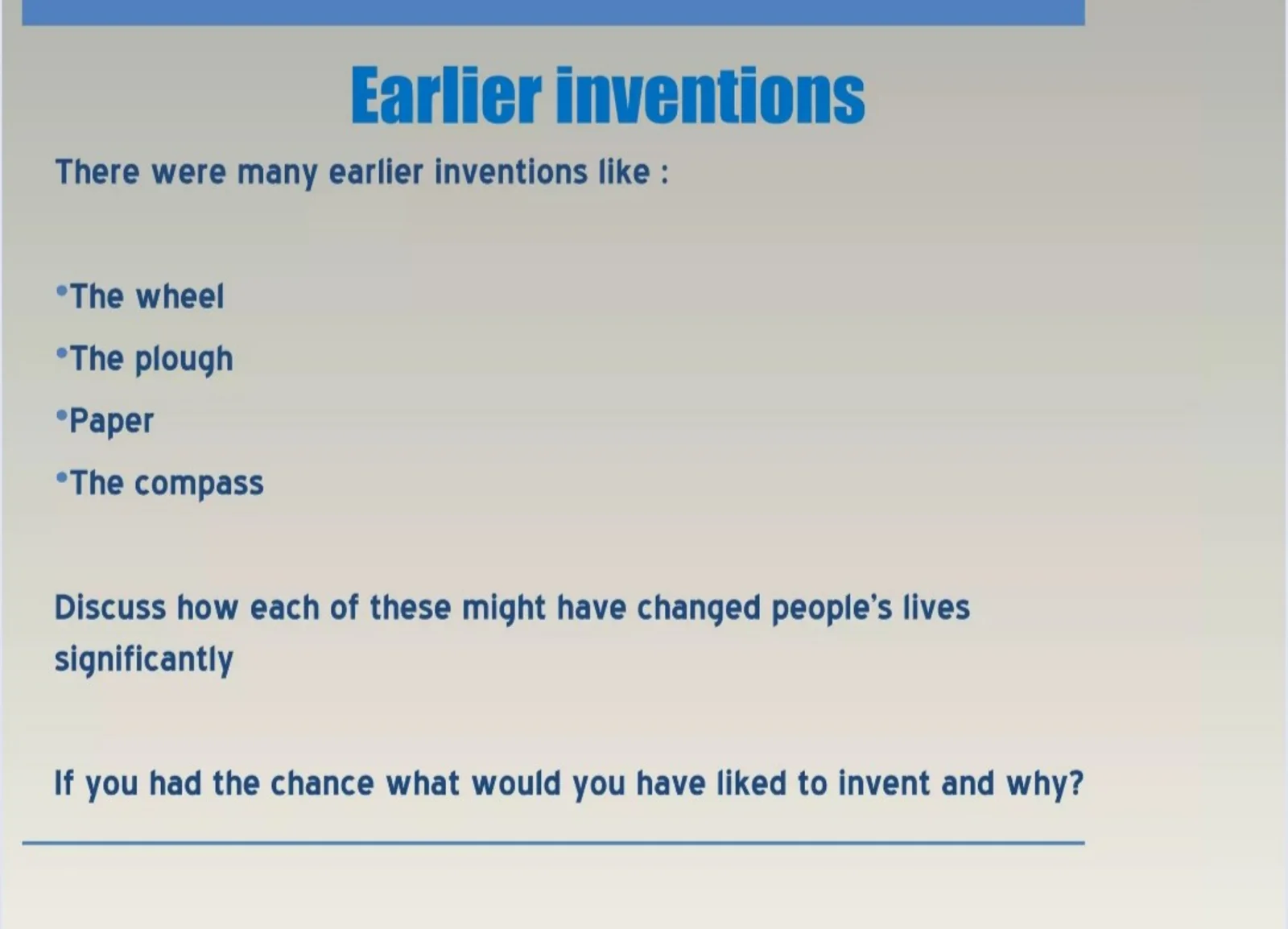 Inventions that changes the world 2