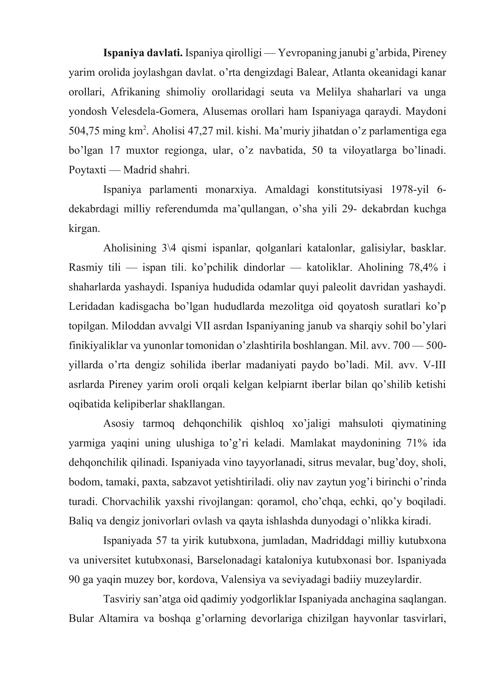 Ispaniya muzeylari 2