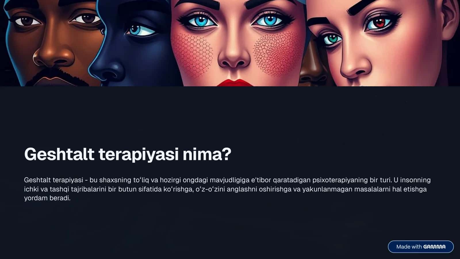 Geshtalt terapiyasi 2