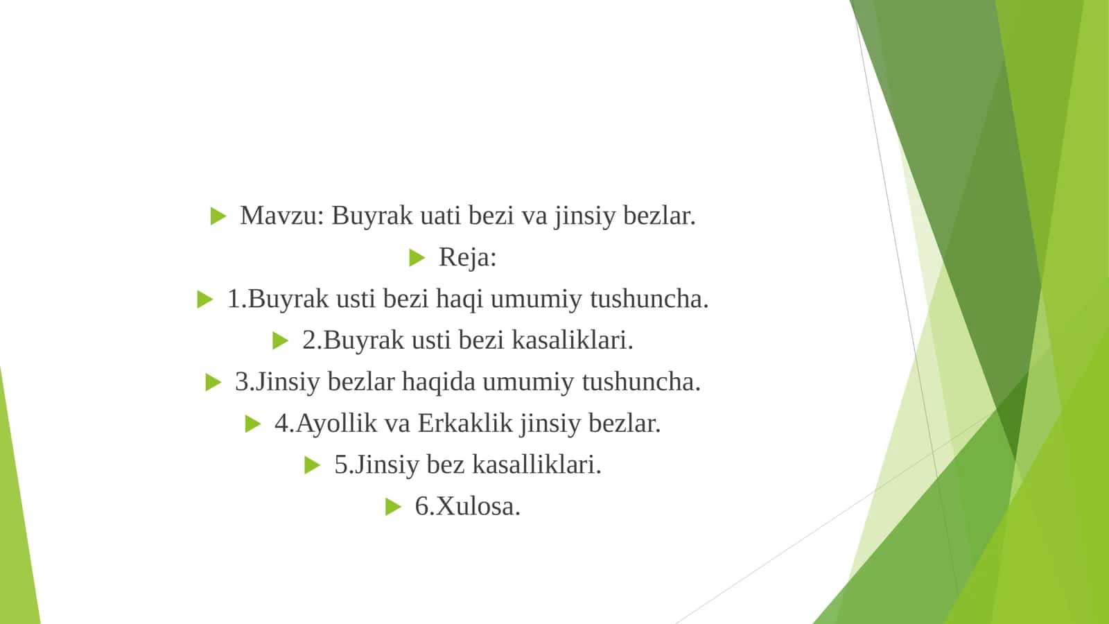 Buyrak uati bezi va jinsiy bezlar 2