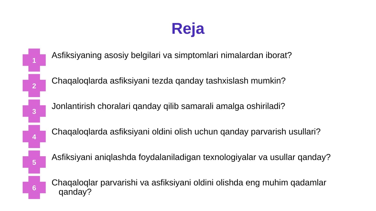 Chaqaloqlar asfiksiyasi 2