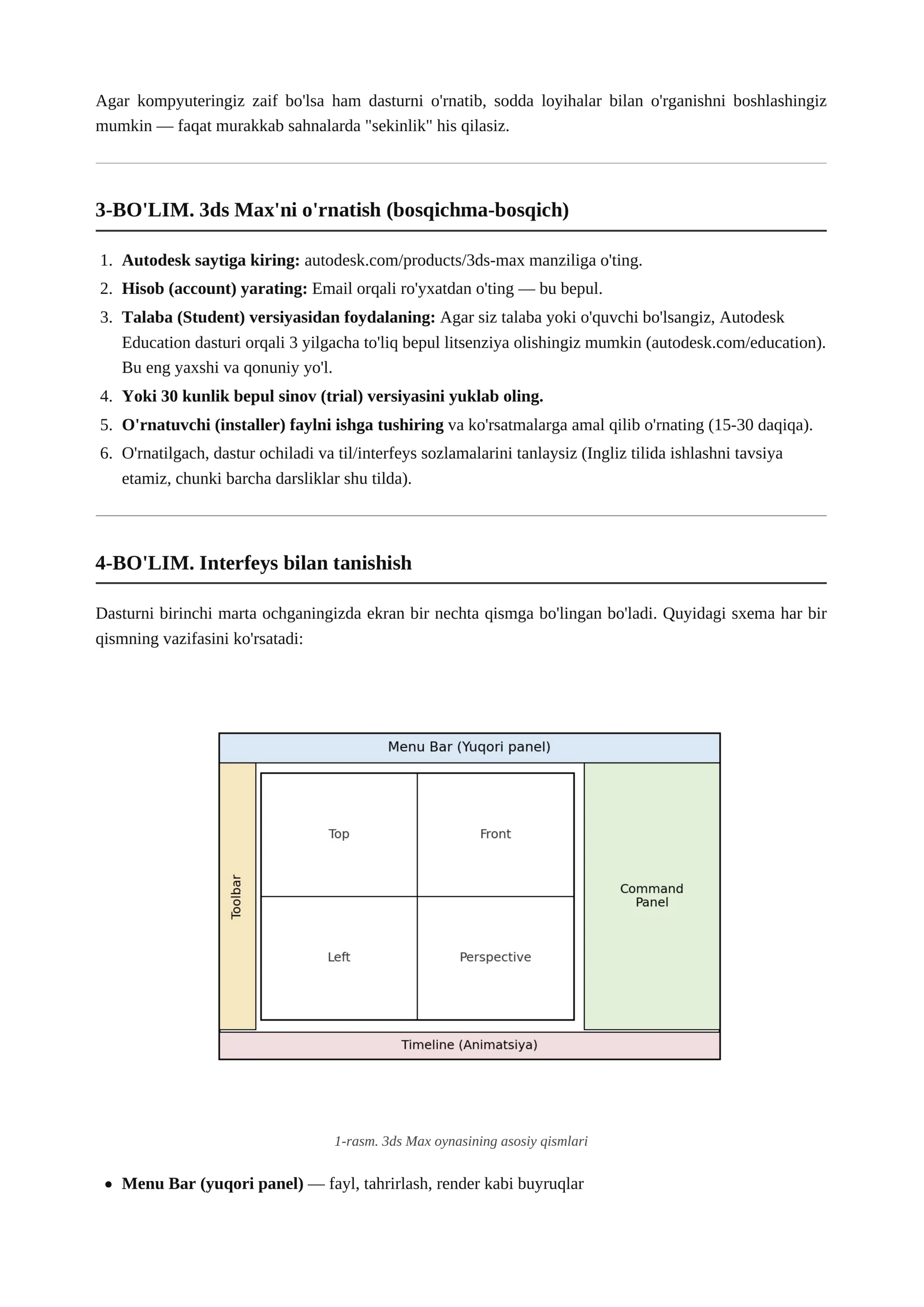 3d Maxda pul ishlash pdf 2