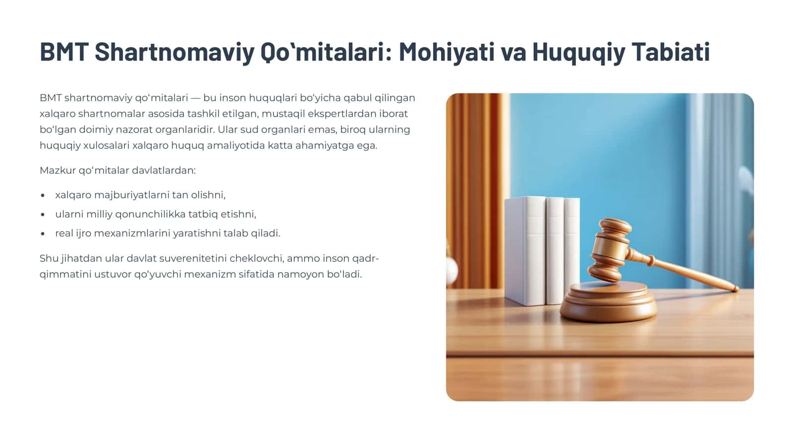Inson Huquqlarini Xalqaro Himoya Qilish Zarurati 2