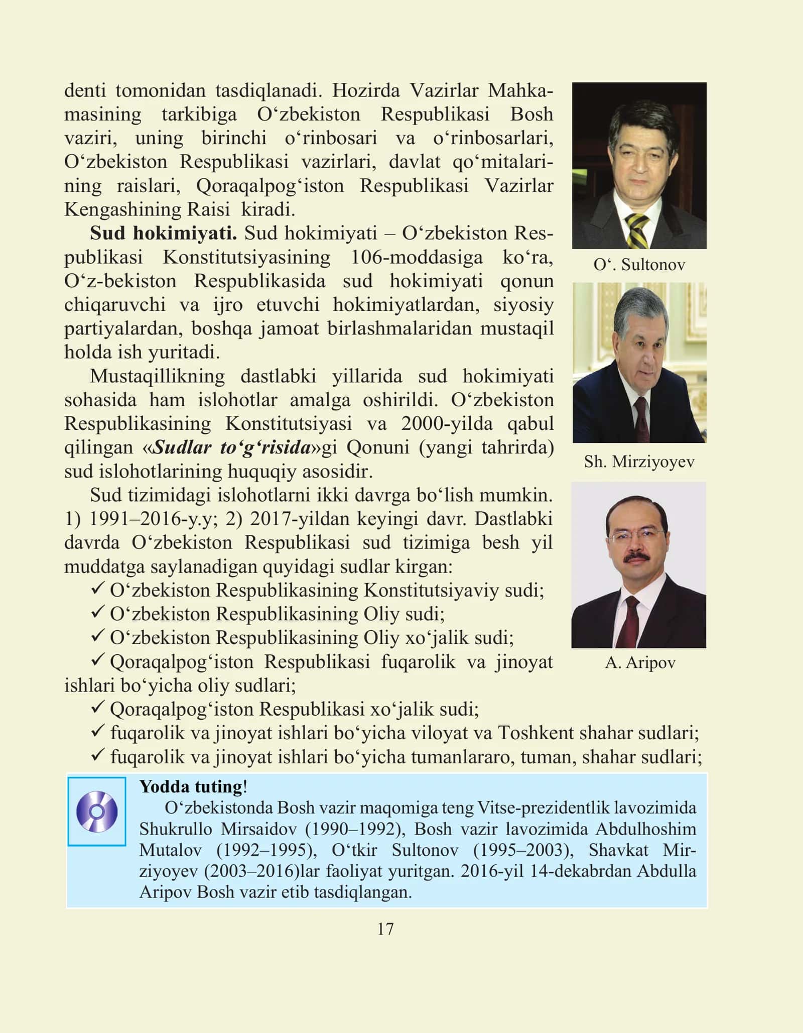 O‘zbekiston Respublikasi Vazirlar Mahkamasi 2