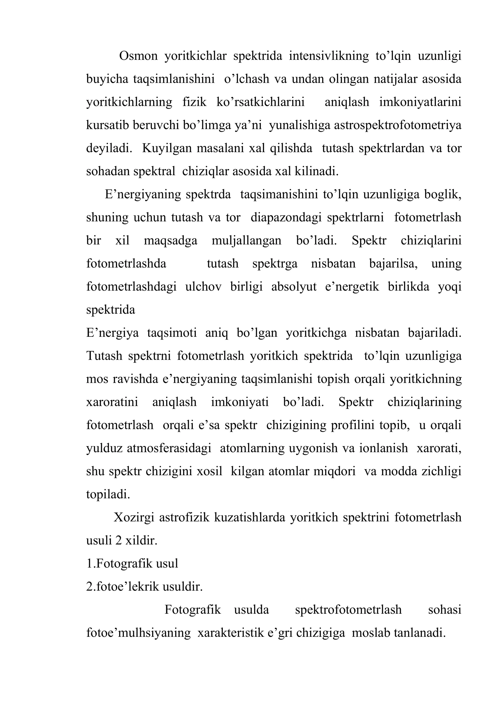 Spektrofotometriya 2