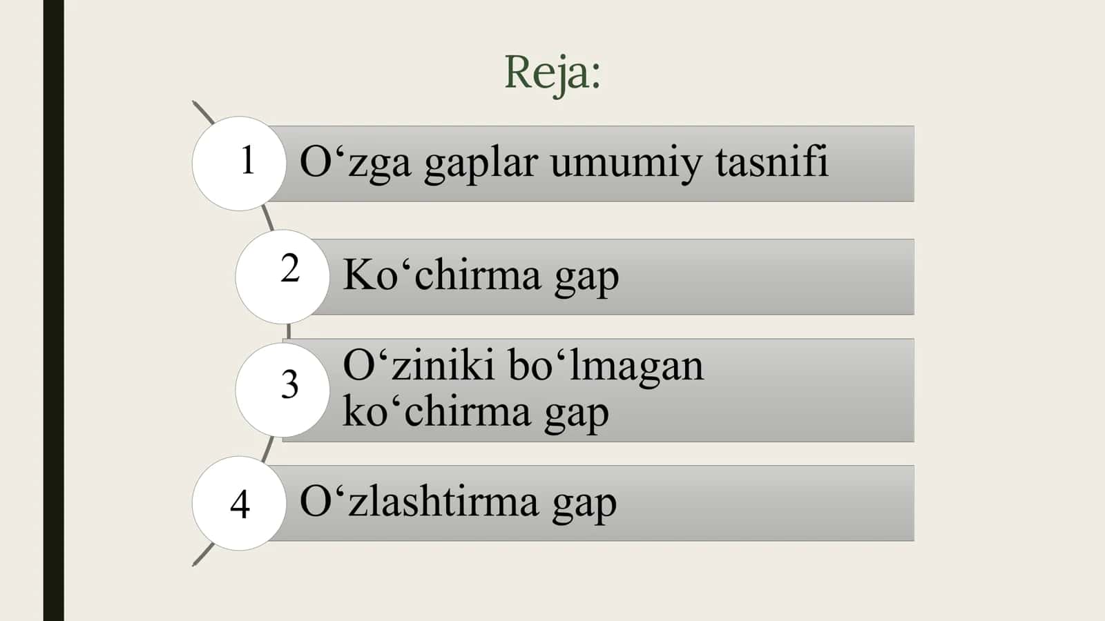 O‘zga gaplar tasnifi 2