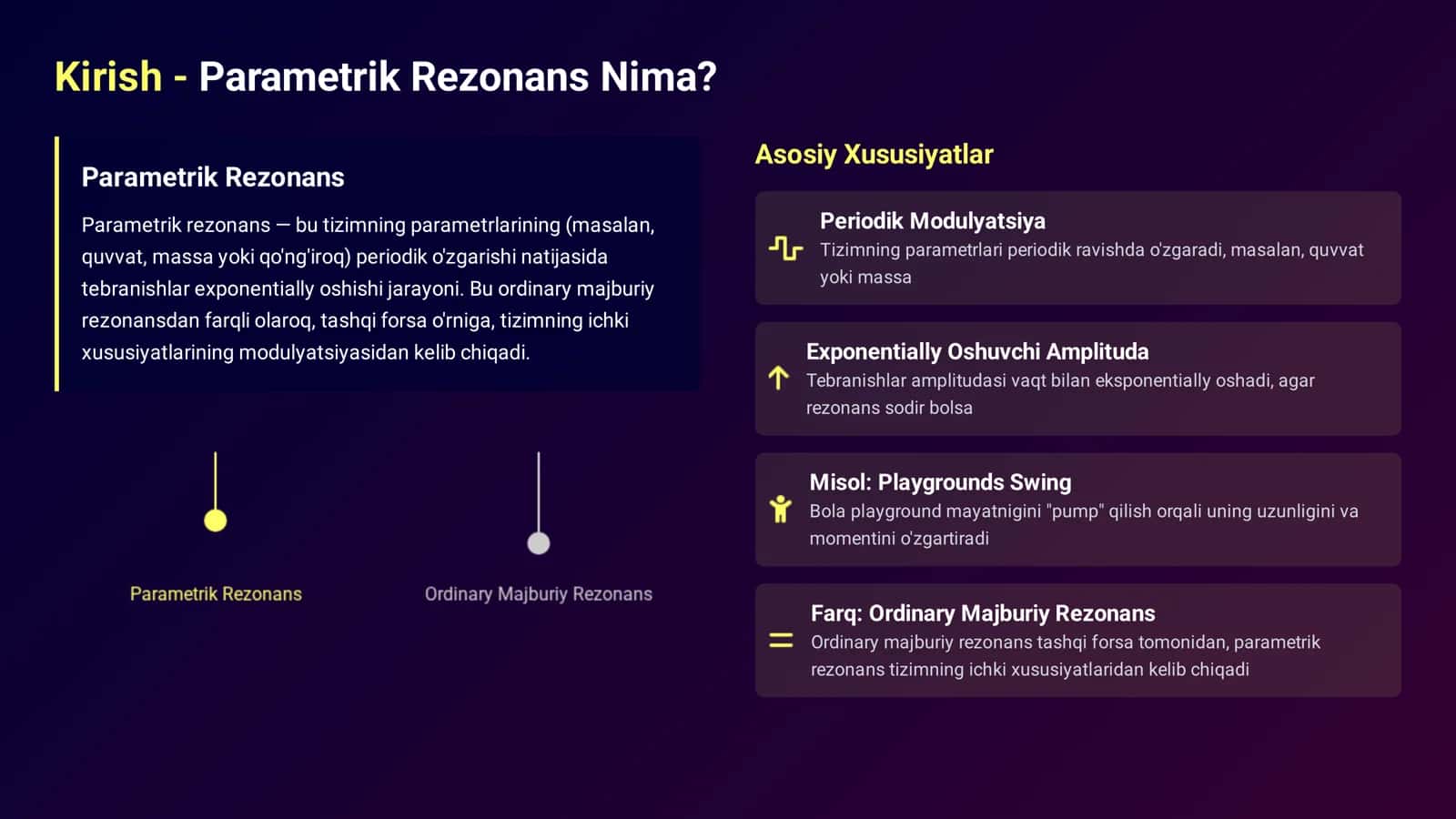 Parametrik Rezonans 2