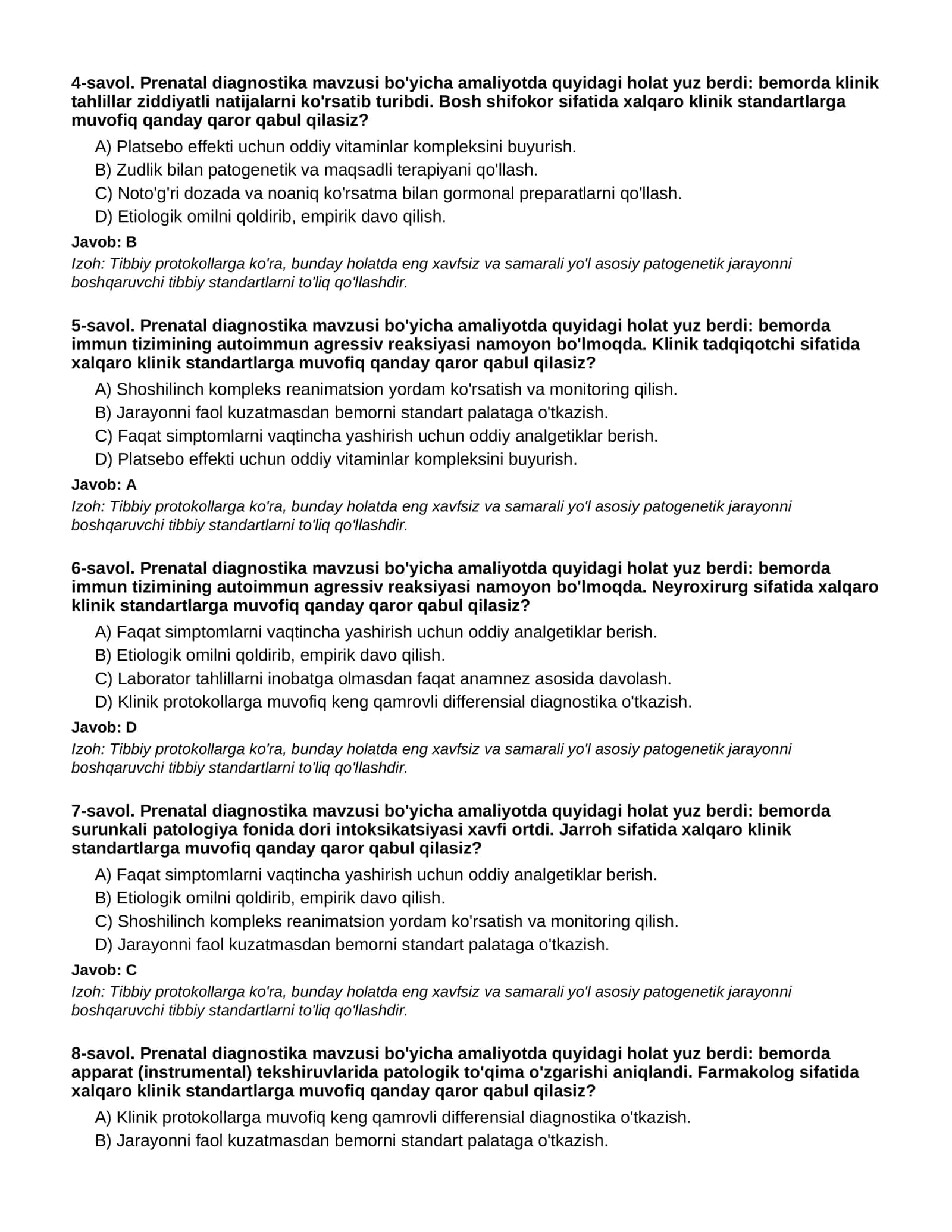 PRENATAL DIAGNOSTIKA - 3-QISM 2