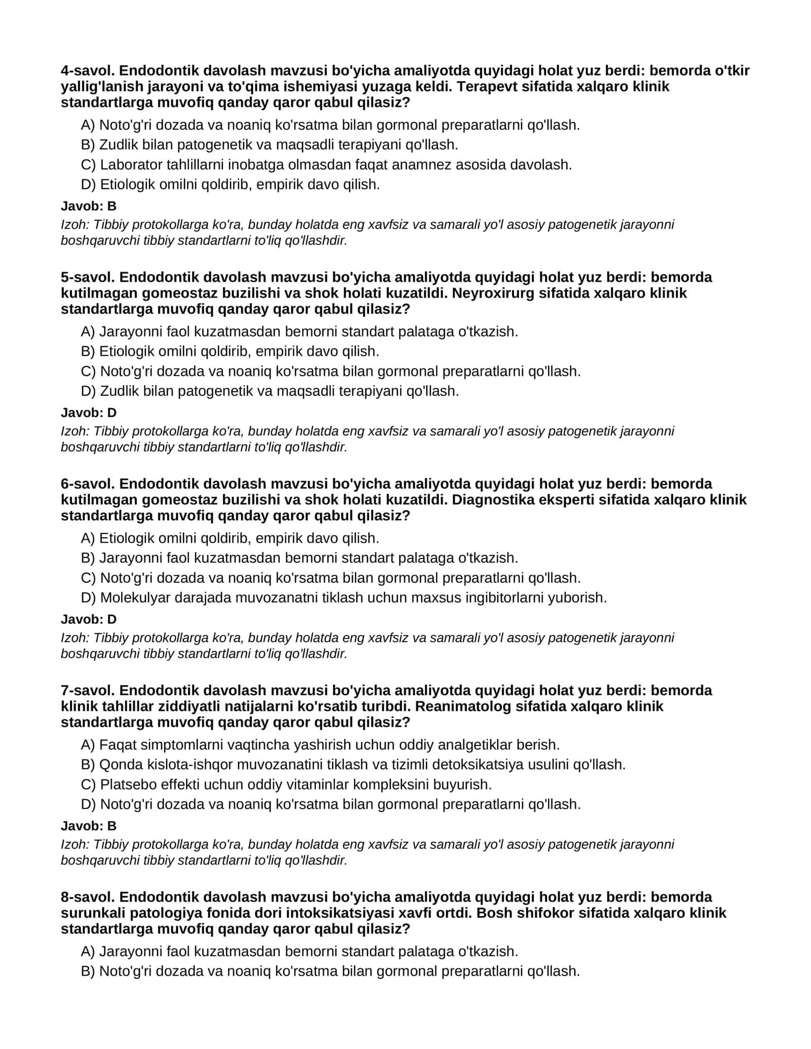 ENDODONTIK DAVOLASH - 1-QISM 2
