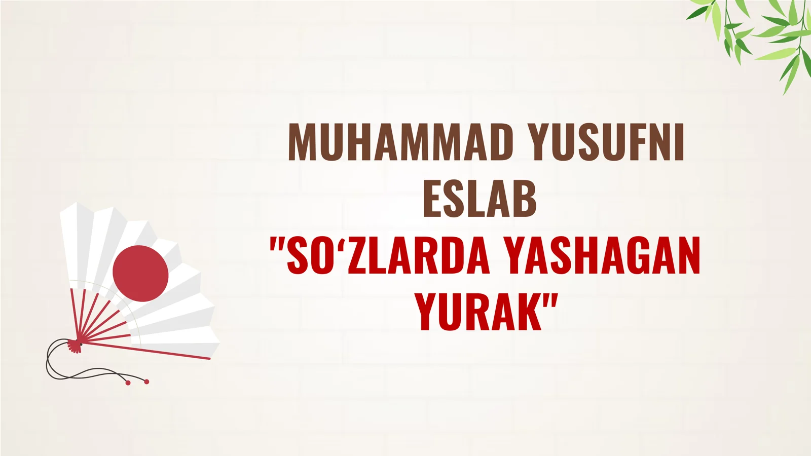 Muhammad Yusuf hayoti va ijodi 2