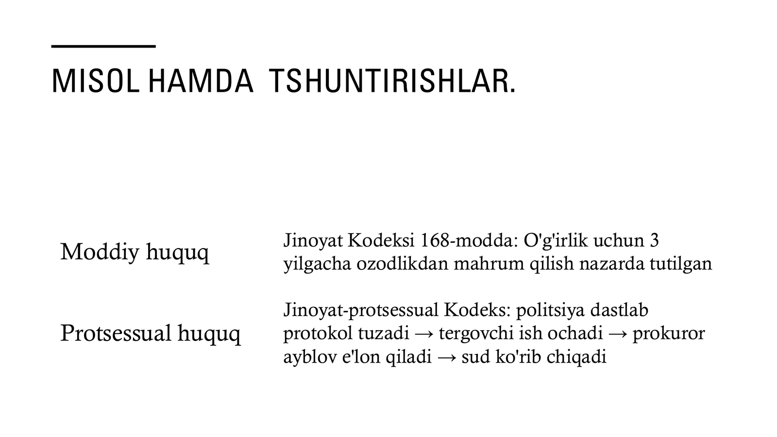 Fuqarolik huquqiga kirish /moddiy huquq va protsessual huquq 2