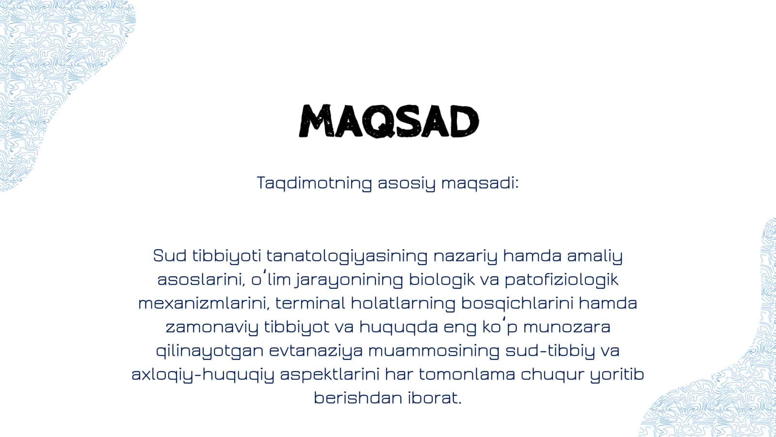 Sud tibbiyoti tanatologiyasi 2