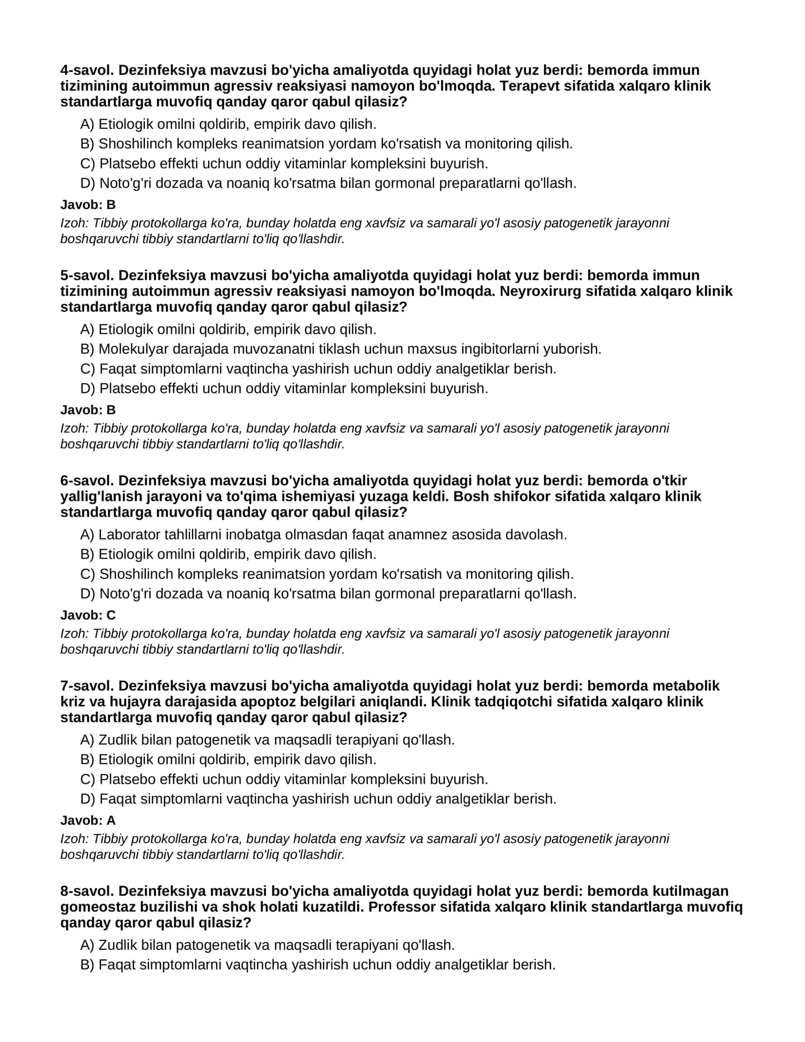 DEZINFEKSIYA - 1-QISM 2