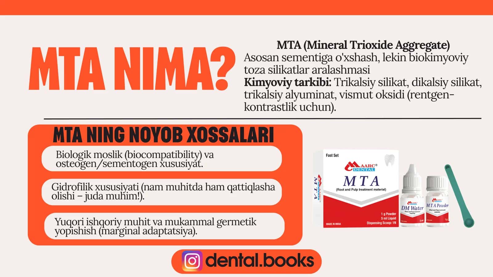 MTA (Mineral Trioxide Aggregate) 2