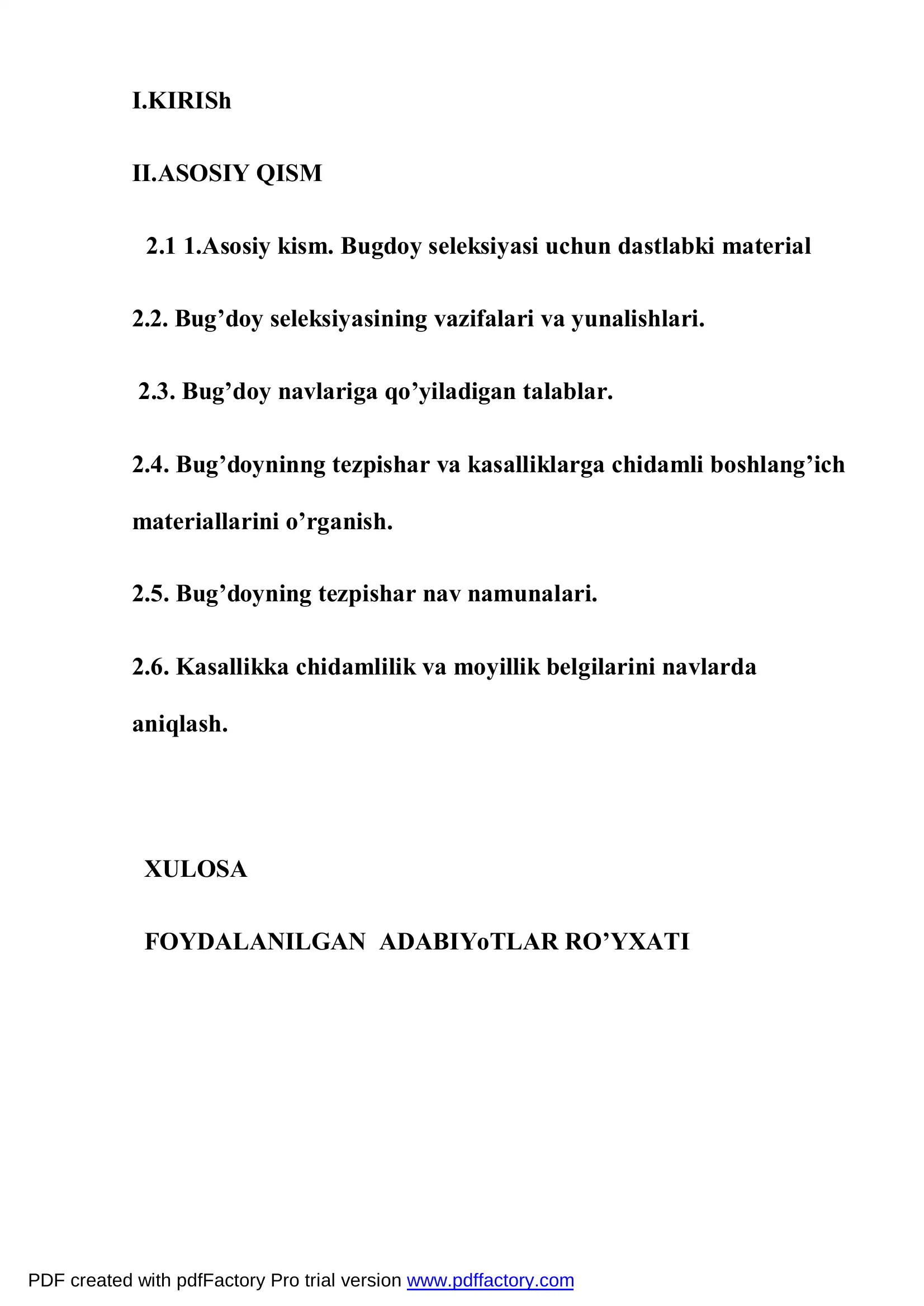5A620402 - qishloq xujaligi ekinlari seleksiyasi va urug’chiligi yo’nalishi bo’yicha 2