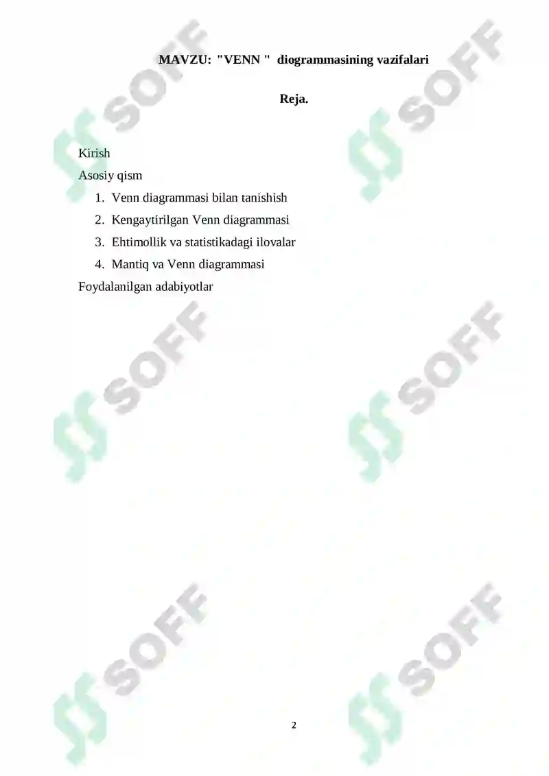 VENN diogrammasi 2