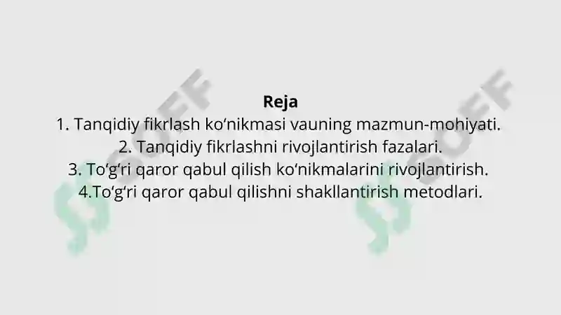 Huquqshunos faoliyatida tanqidiy fikrlashni ahamiyati 2