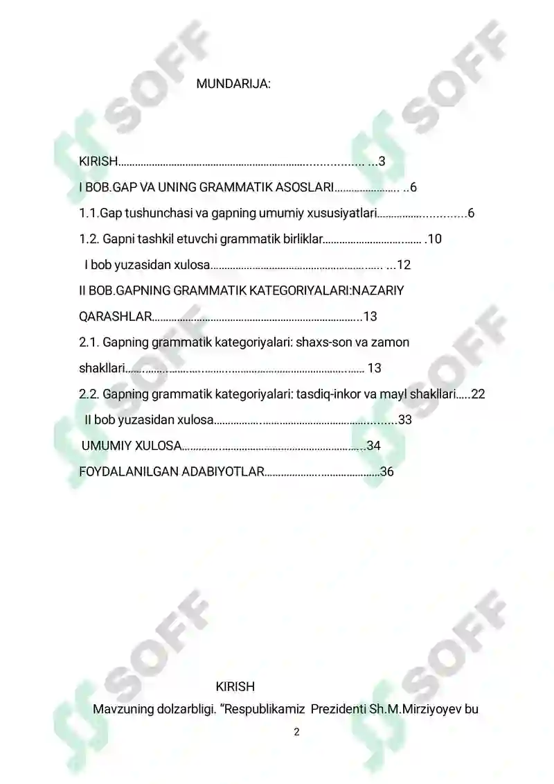 Gapning grammatik kategoriyalar 2