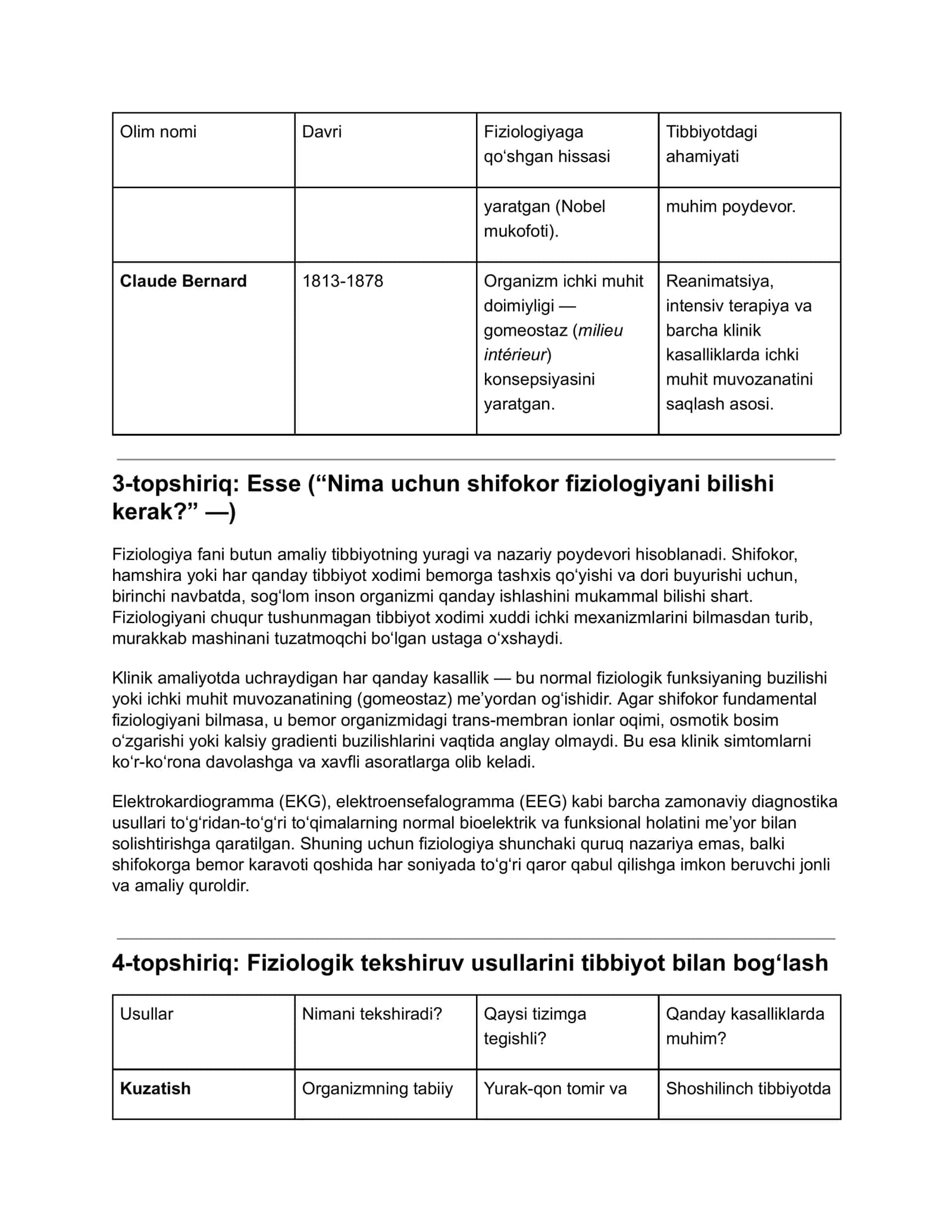 Fiziologiya fani mazmuni 2