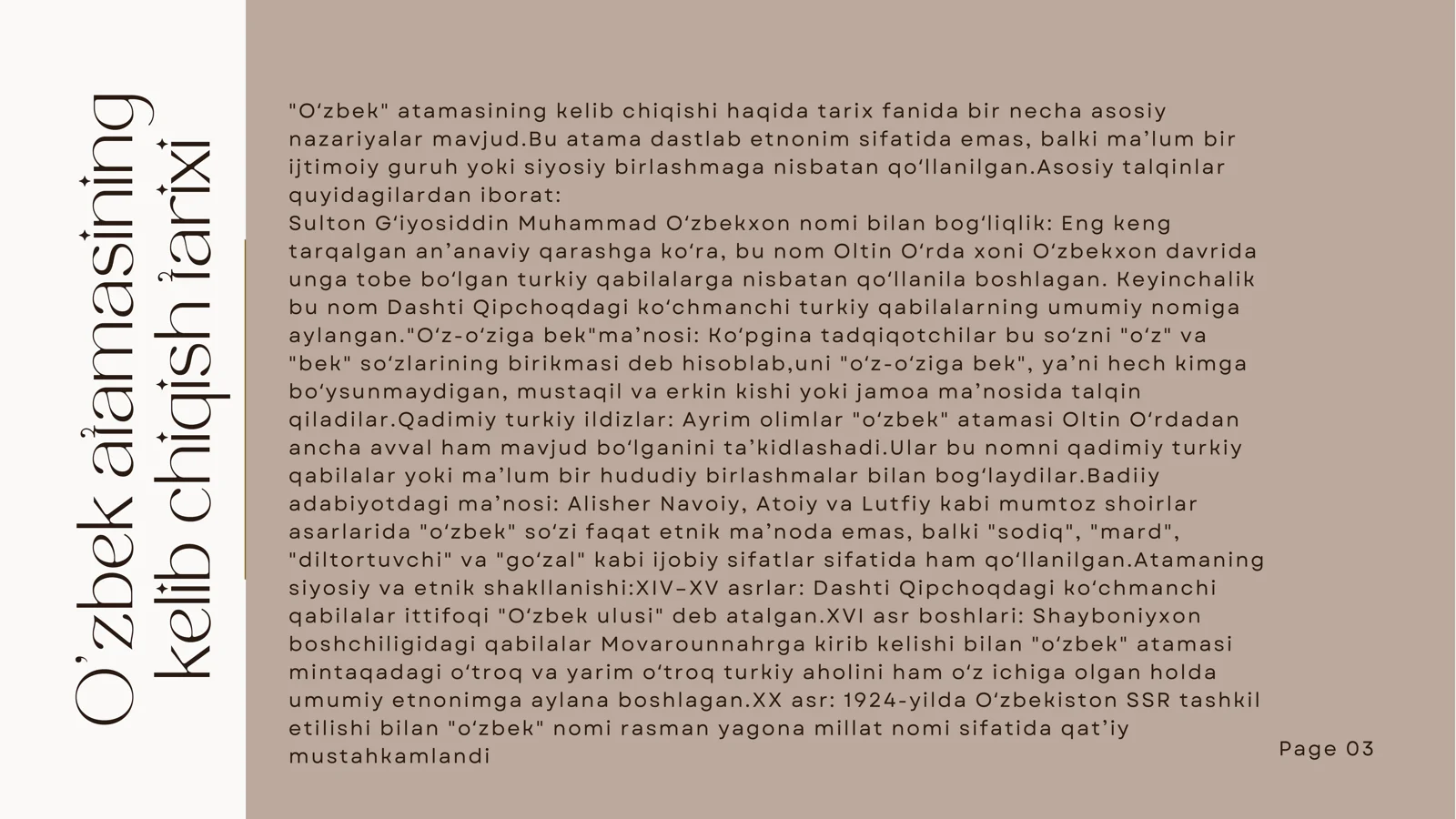 O'ZBEK ATAMASI 2