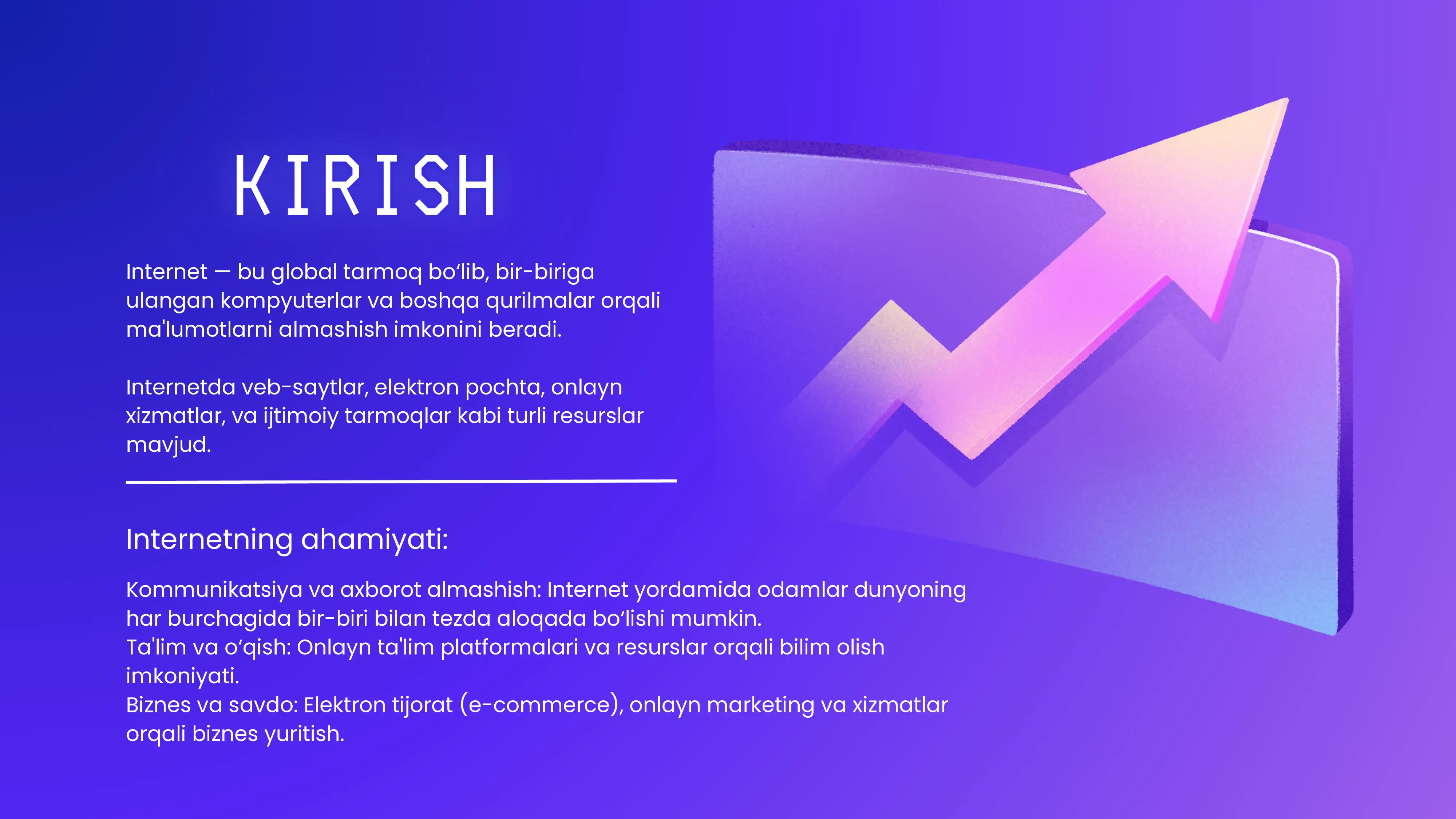 INTERNETNING TA'RIFI VA AHAMIYATI 2