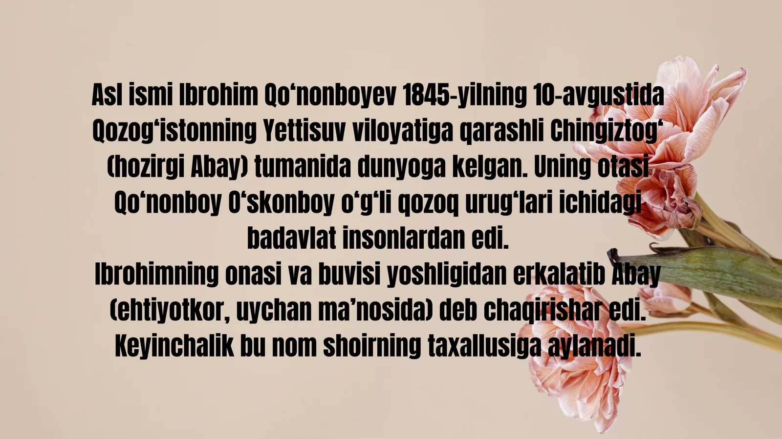 ABAY QOʻNONBOYEV IJODI 2