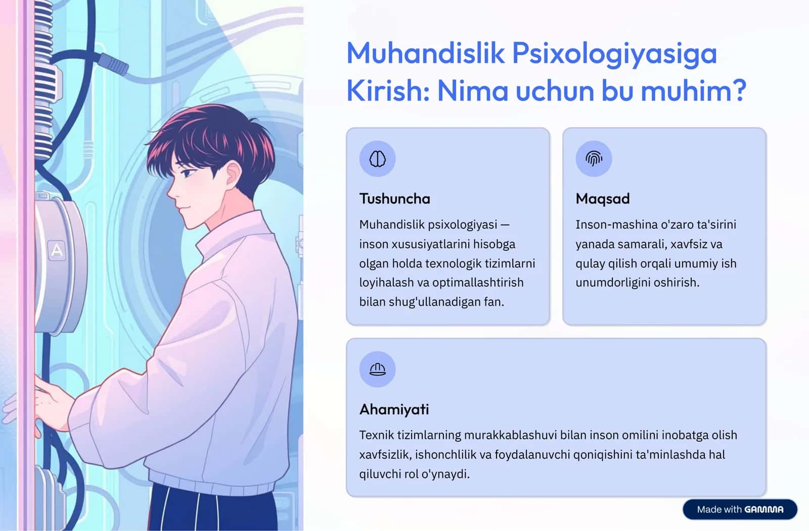 MUHANDISLIK PSIXOLOGIYASI 2