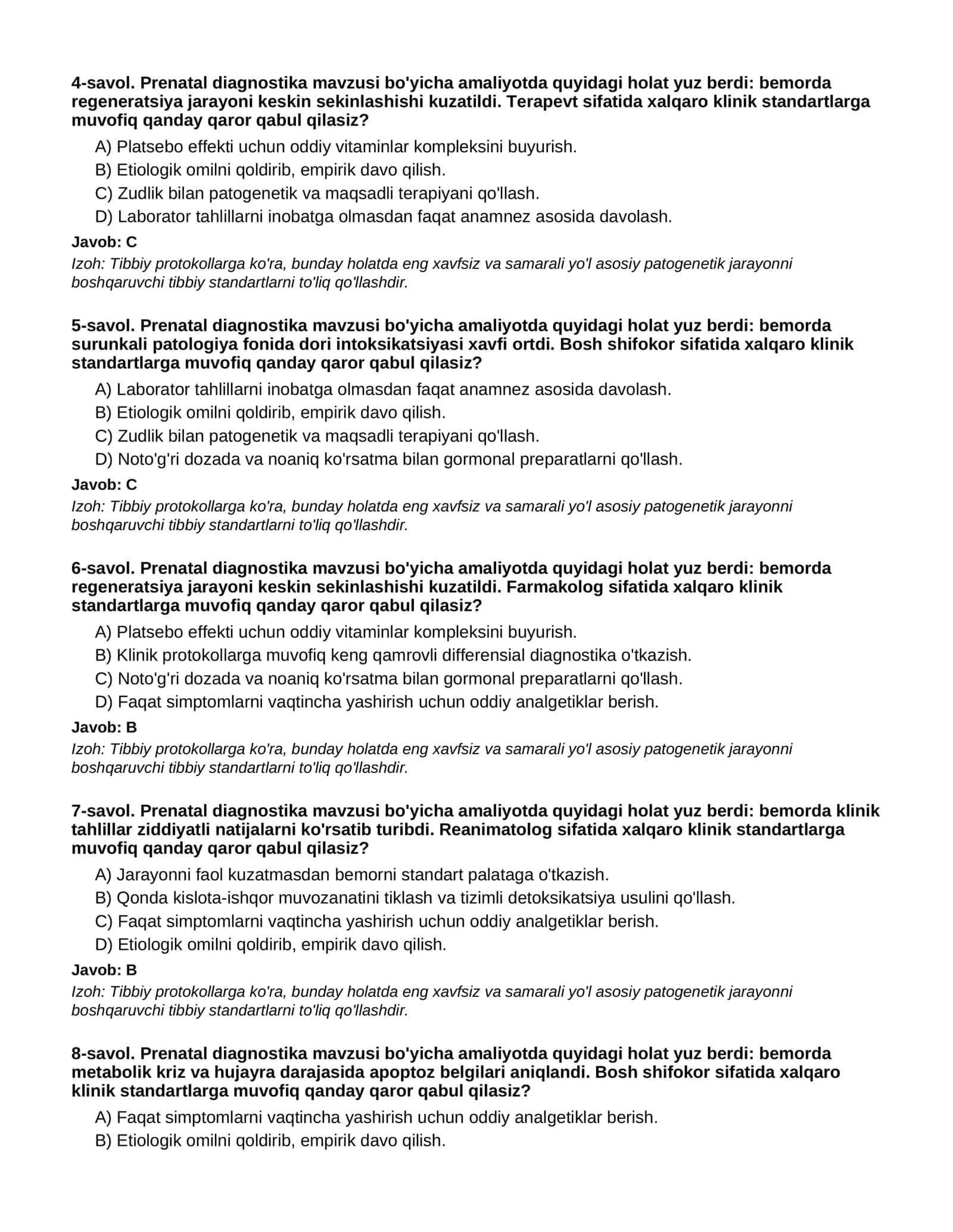 PRENATAL DIAGNOSTIKA - 2-QISM 2