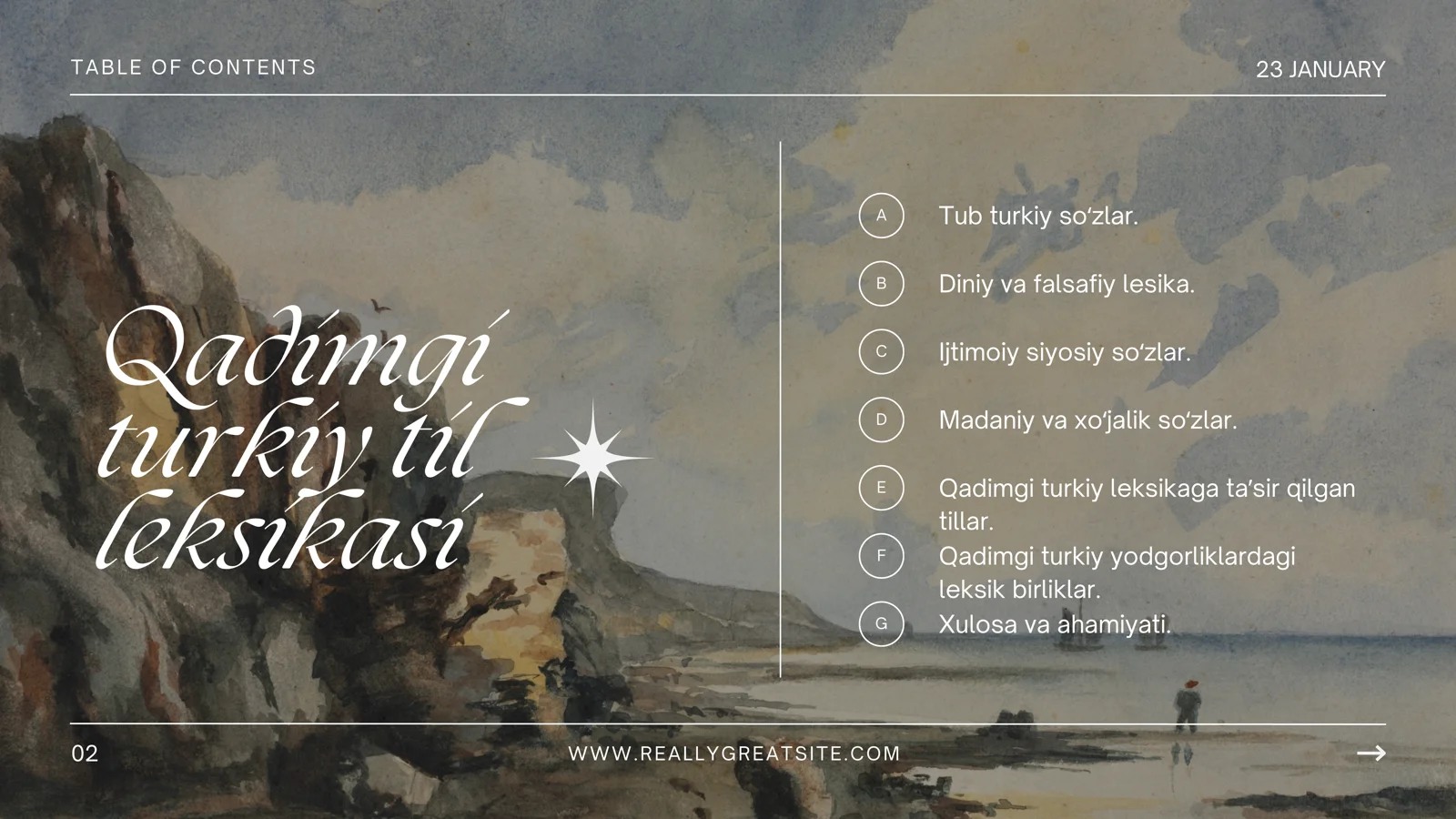 Qadimgi turkiy til leksikasi 2
