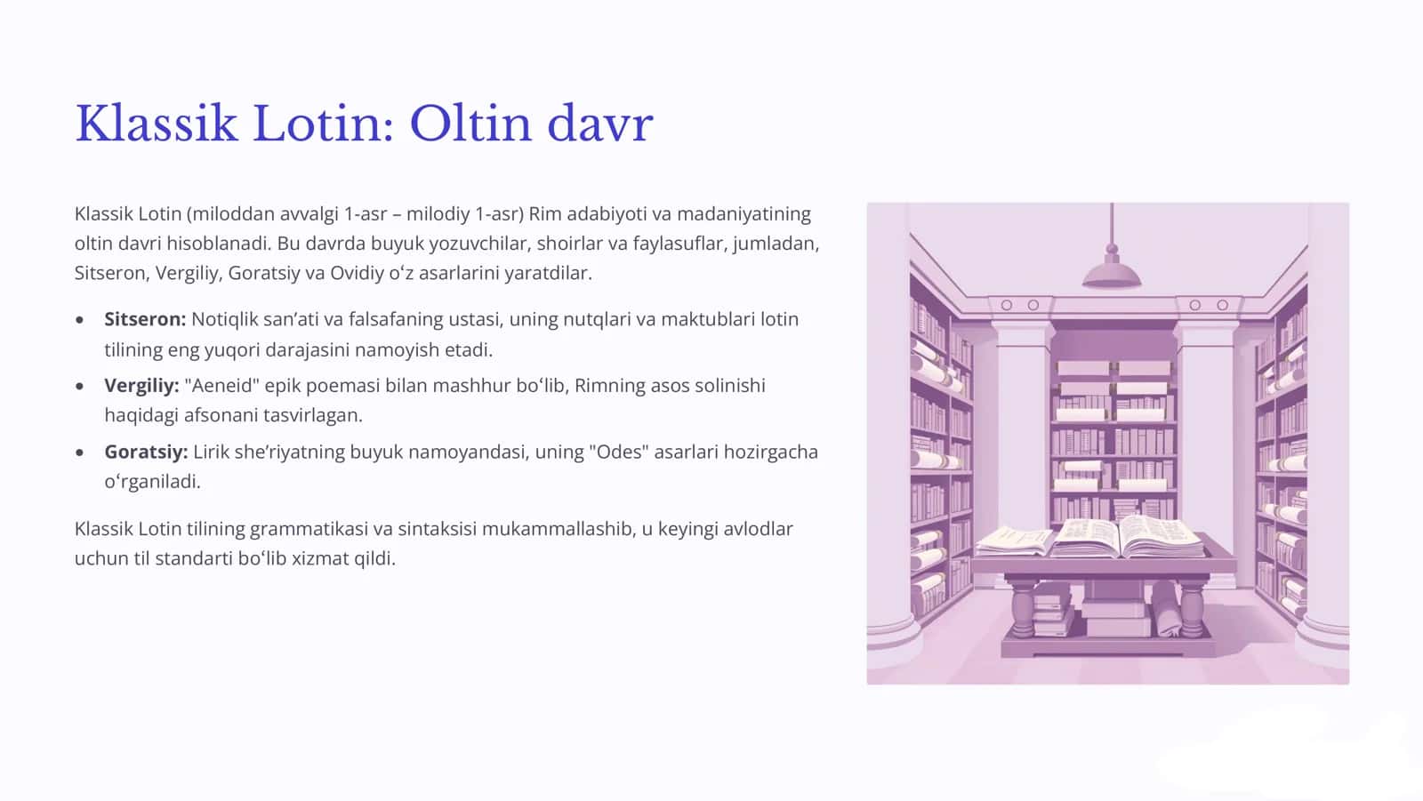 Lotin Tili Tarixi: Qadimiy Ildizlardan Zamonaviy Merosgacha 3