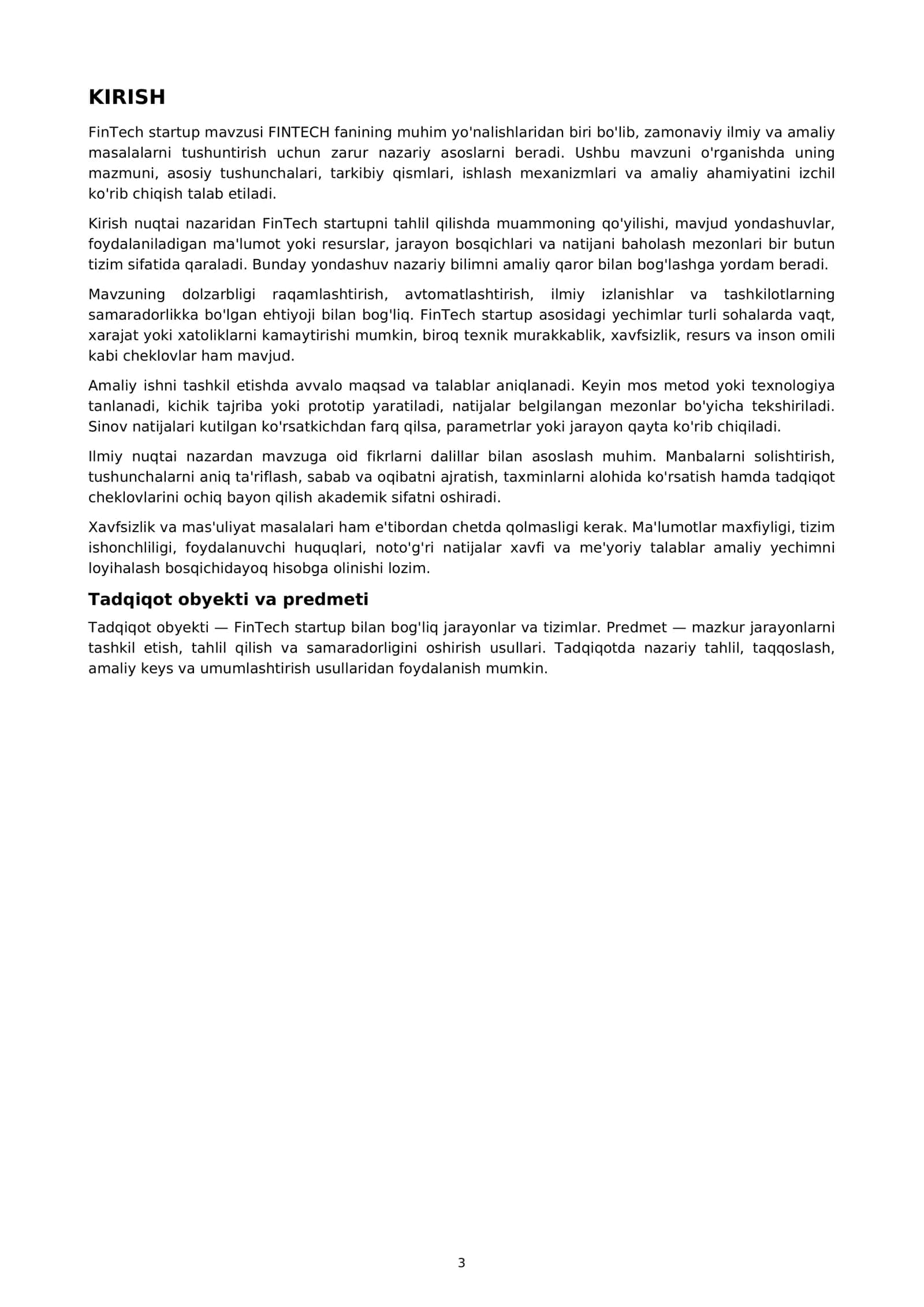 FinTech startup 3