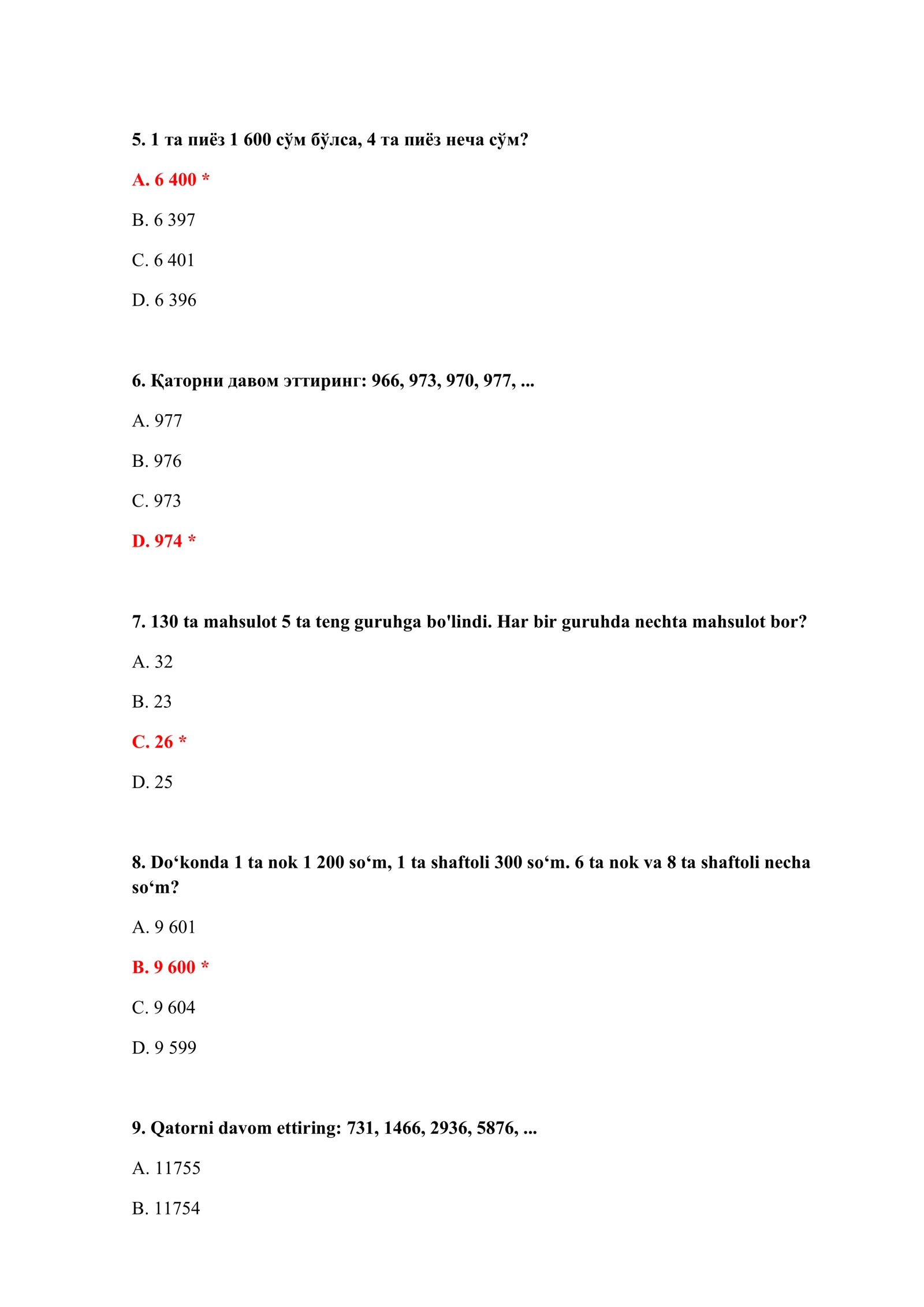 BOJXONA TEST SAVOLLARI 50 TA 3
