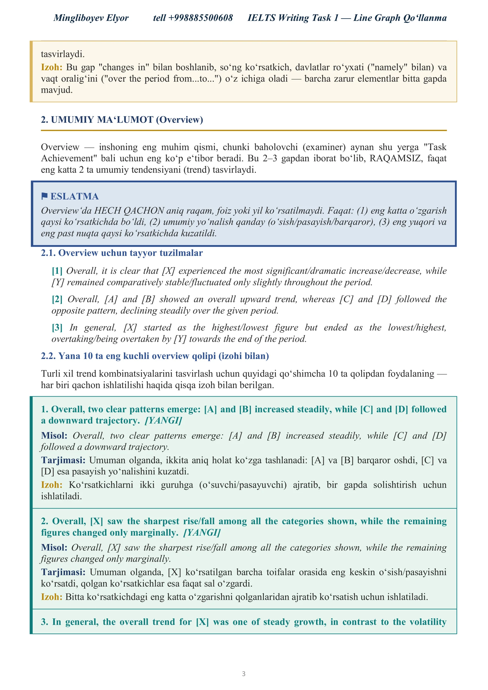 IELTS Writing Task 1 — Line Graph Qo‘llanma 3